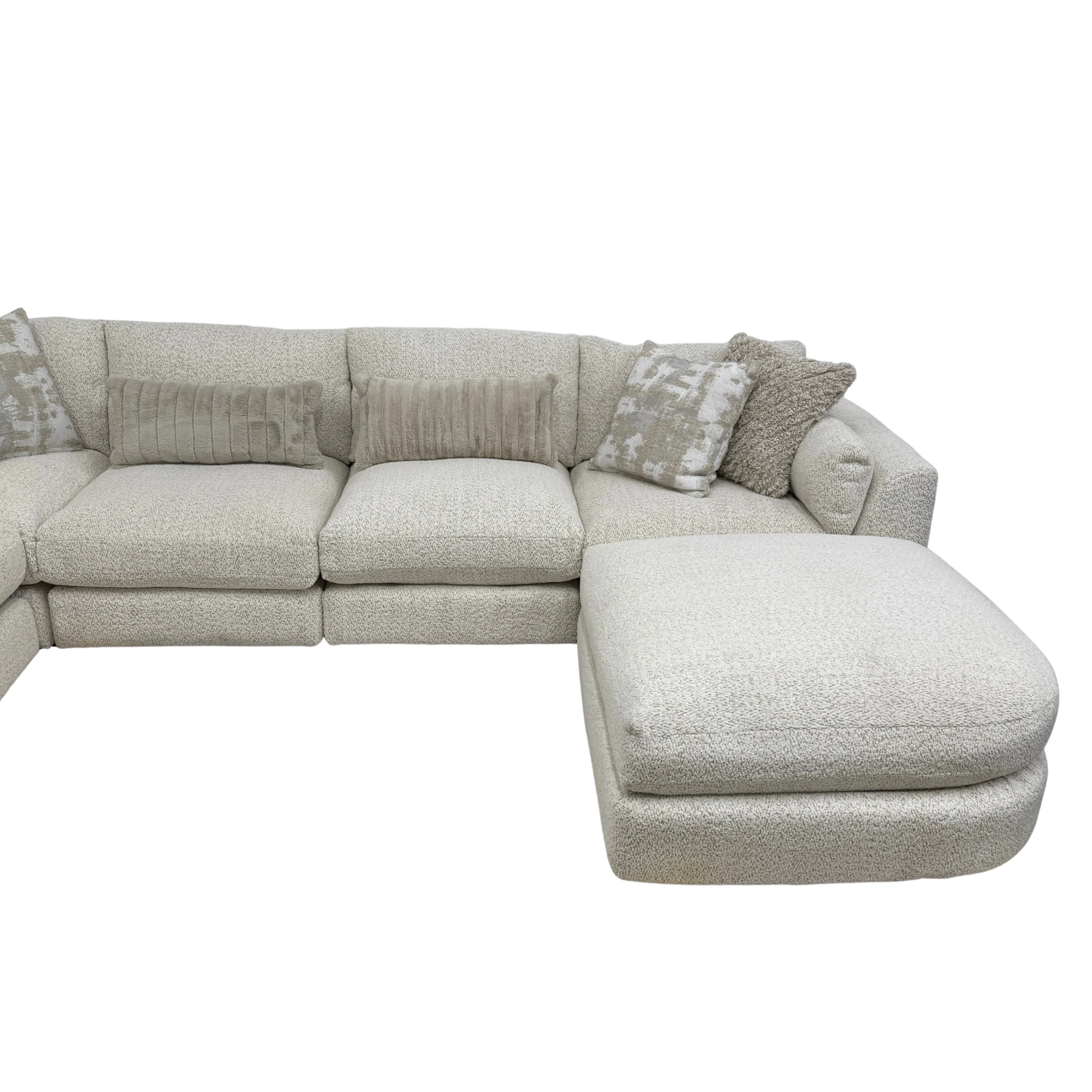 Juniper 6-Piece U-Shape Sectional with Ottoman