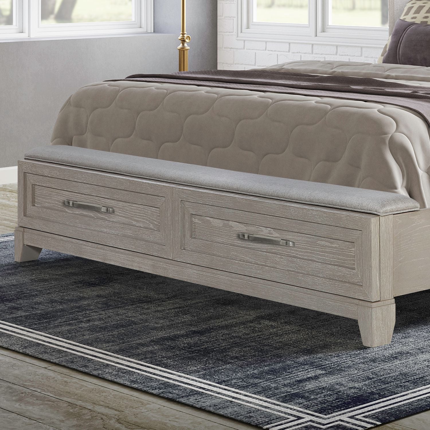 Queen Storage Footboard
