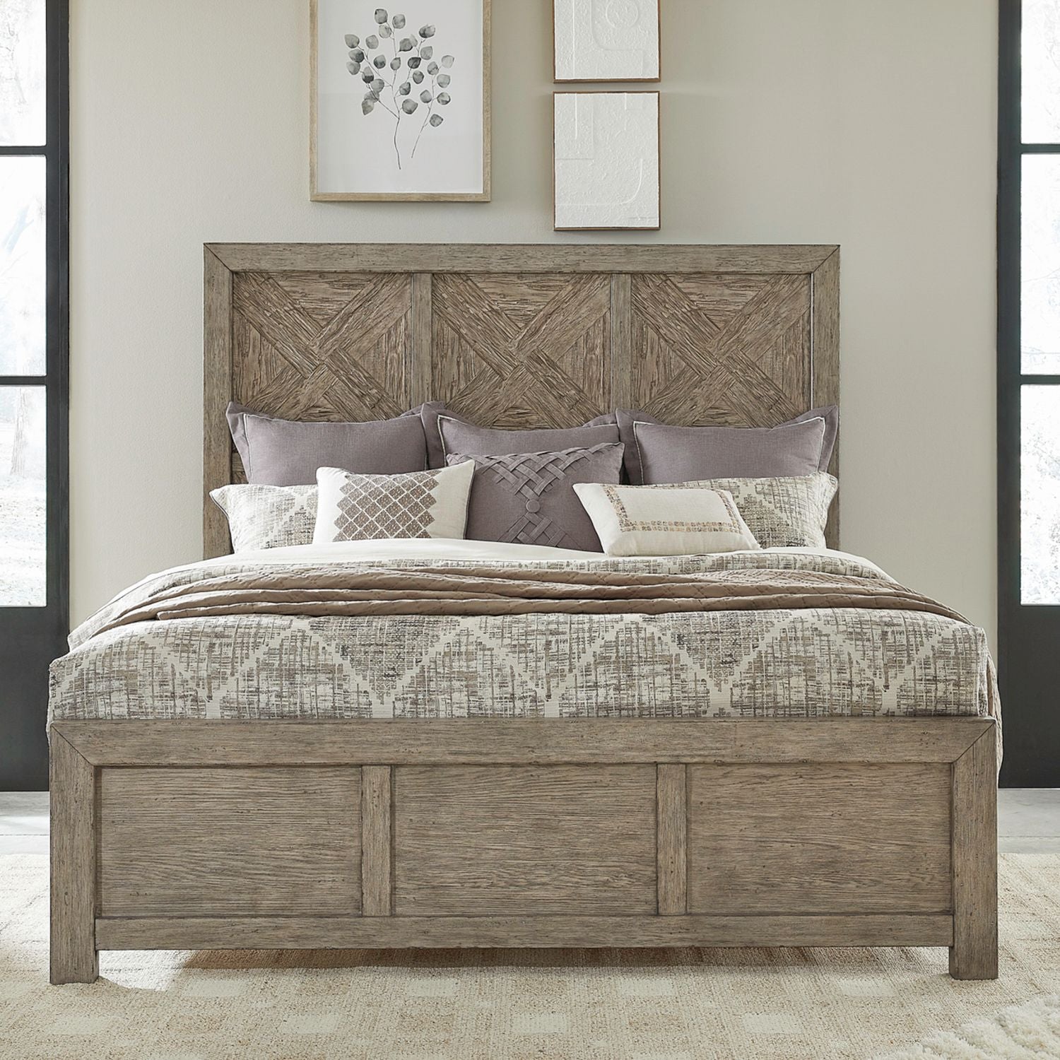 King Panel Bed