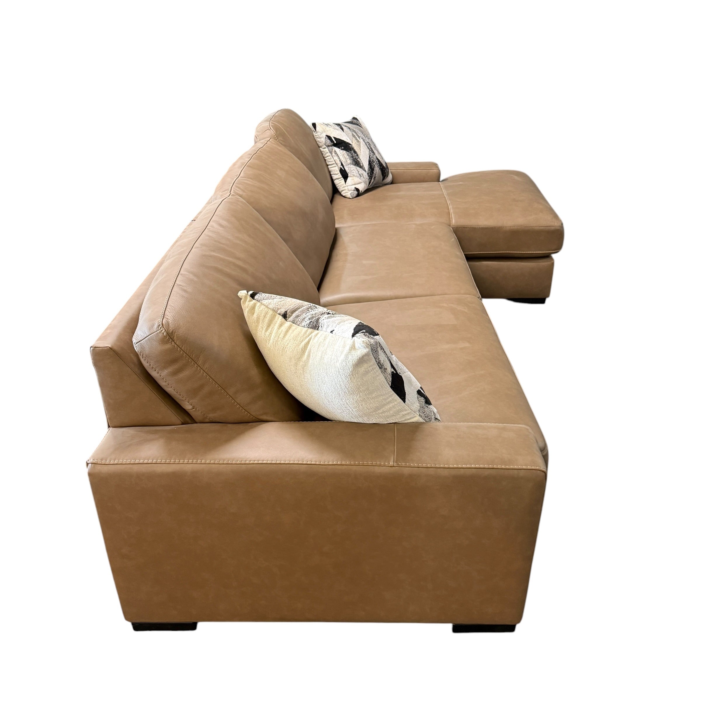 Corinne Leather Sectional