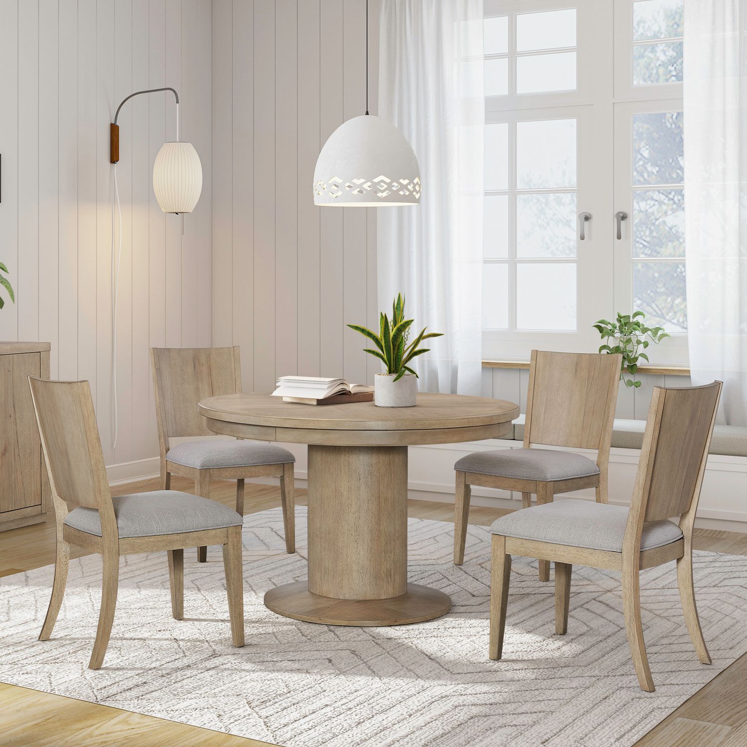 5 Piece Round Table Set