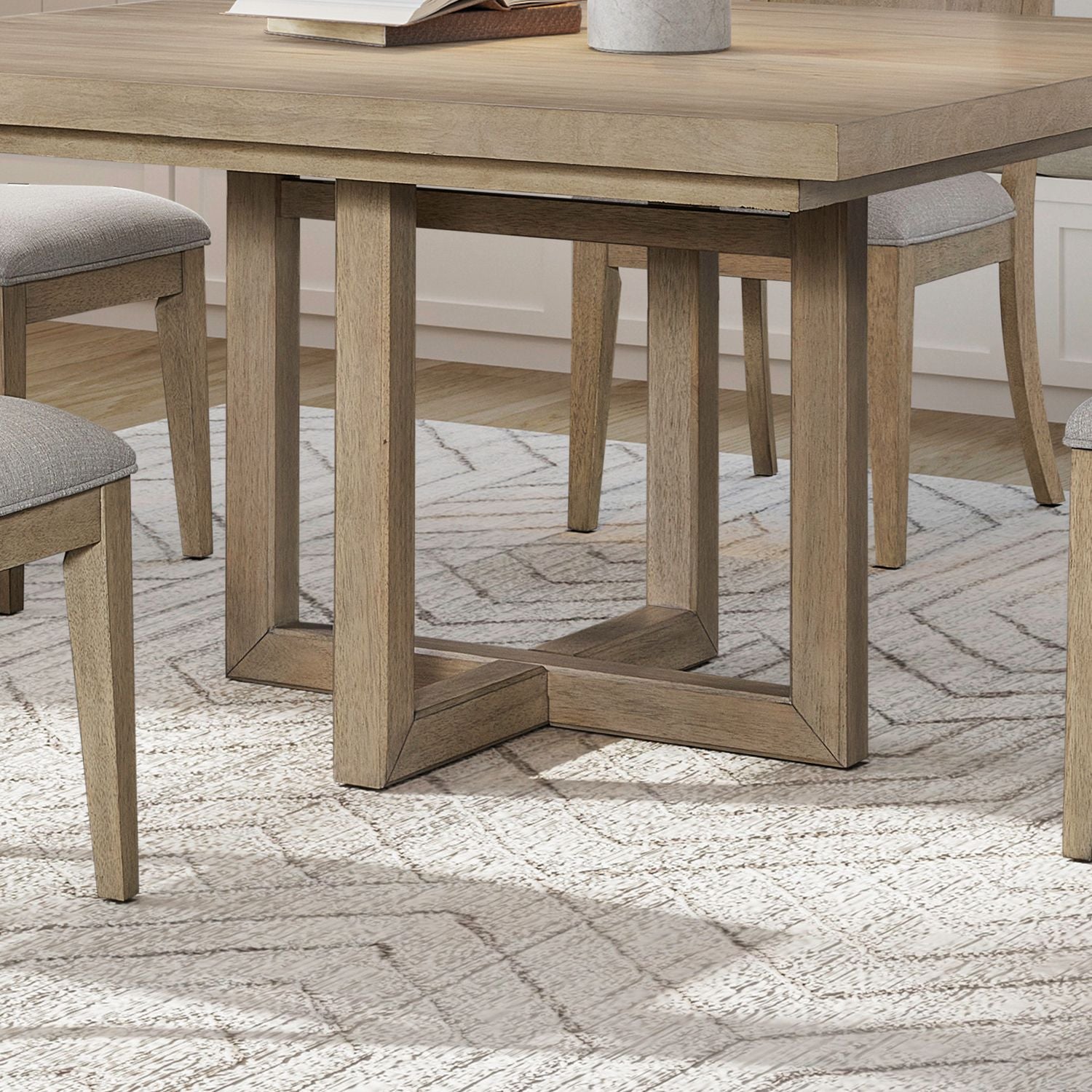 Square Pedestal Table Base