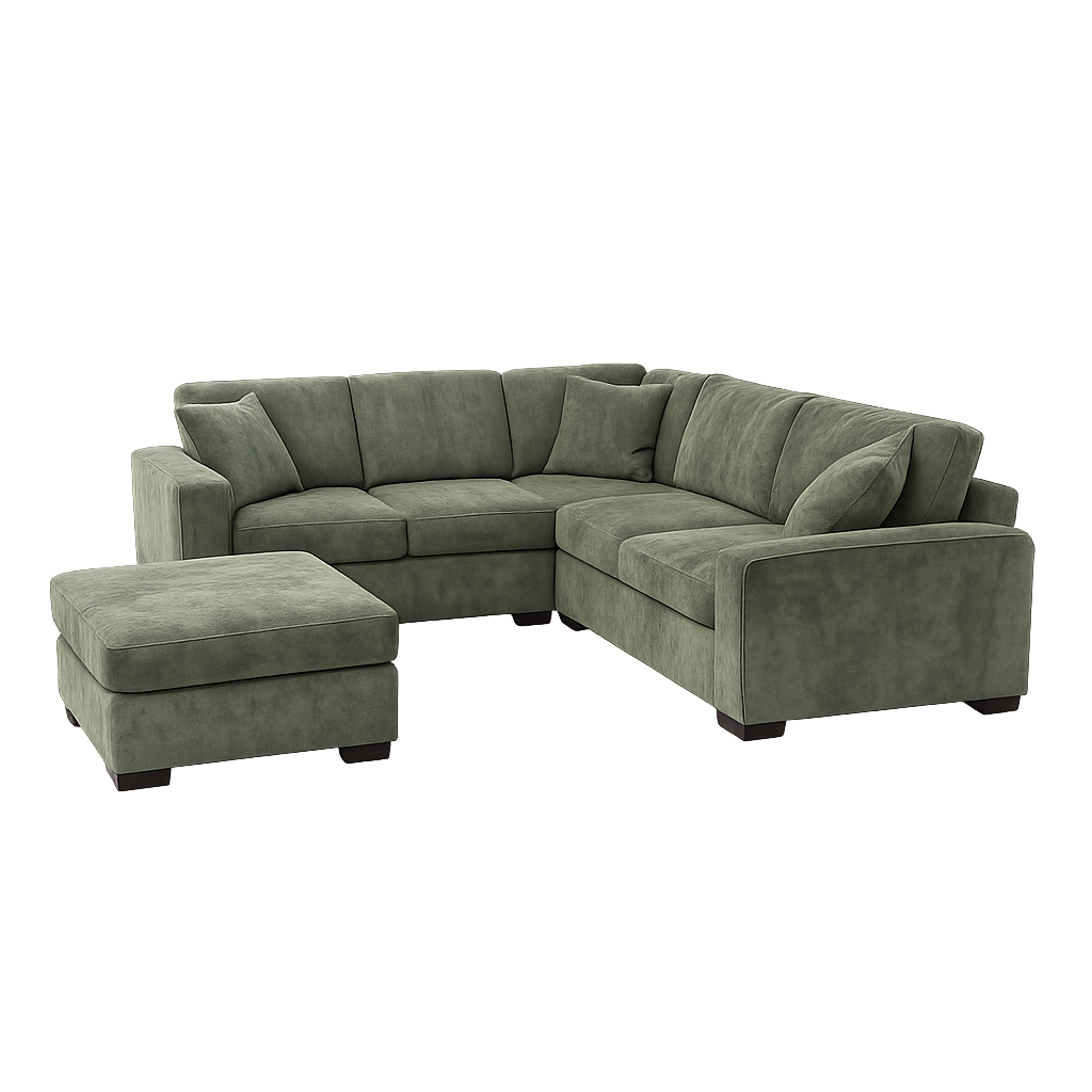 Alton 4 Pc Sectional with Ottoman