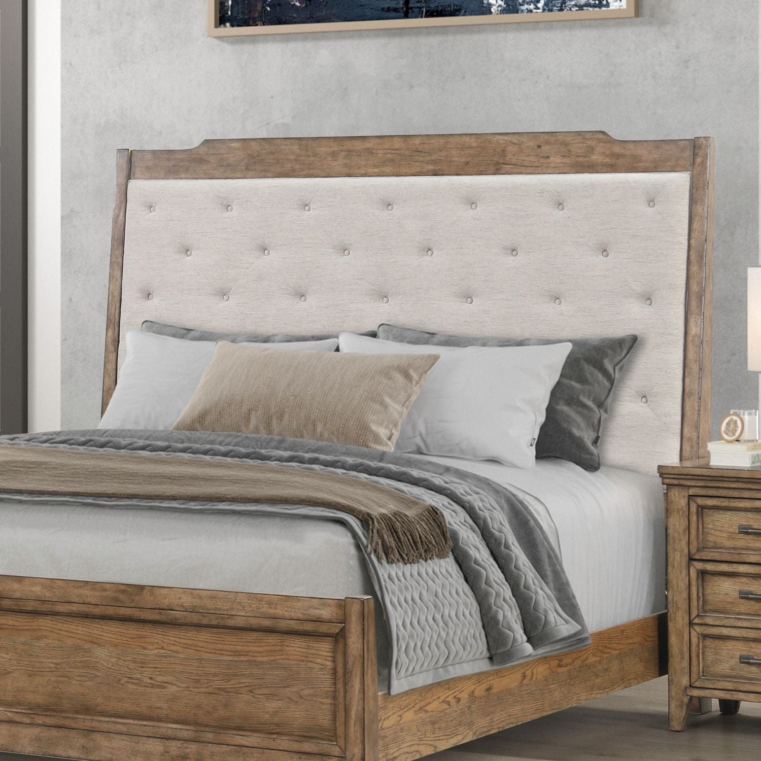 Queen Uph Panel Headboard