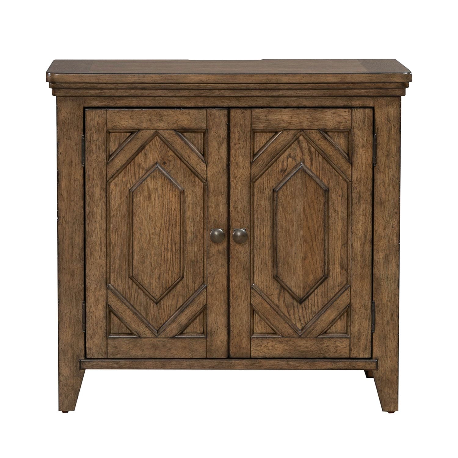 2 Door Bedside Chest w/ Charging Station