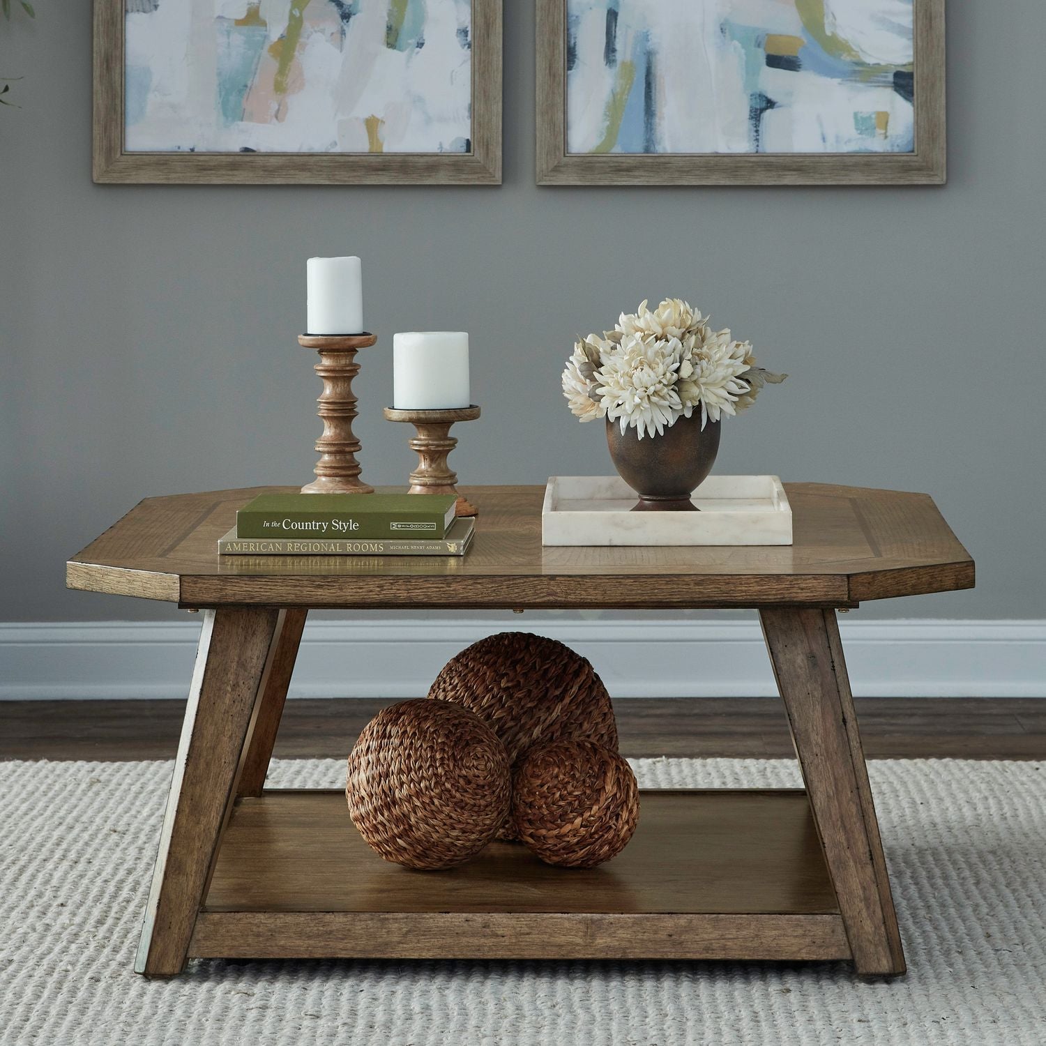 Octagonal Cocktail Table