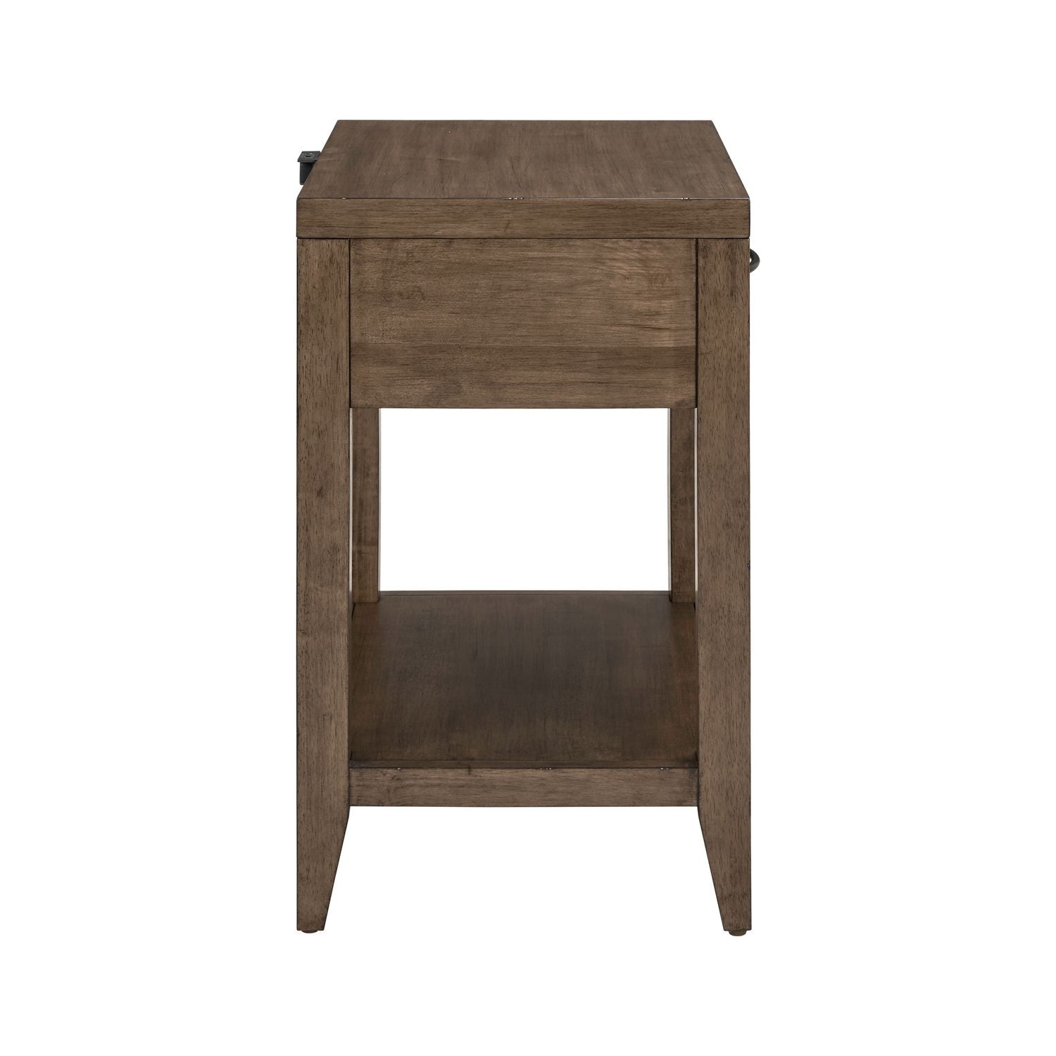 Open Nightstand w/ Charging Station