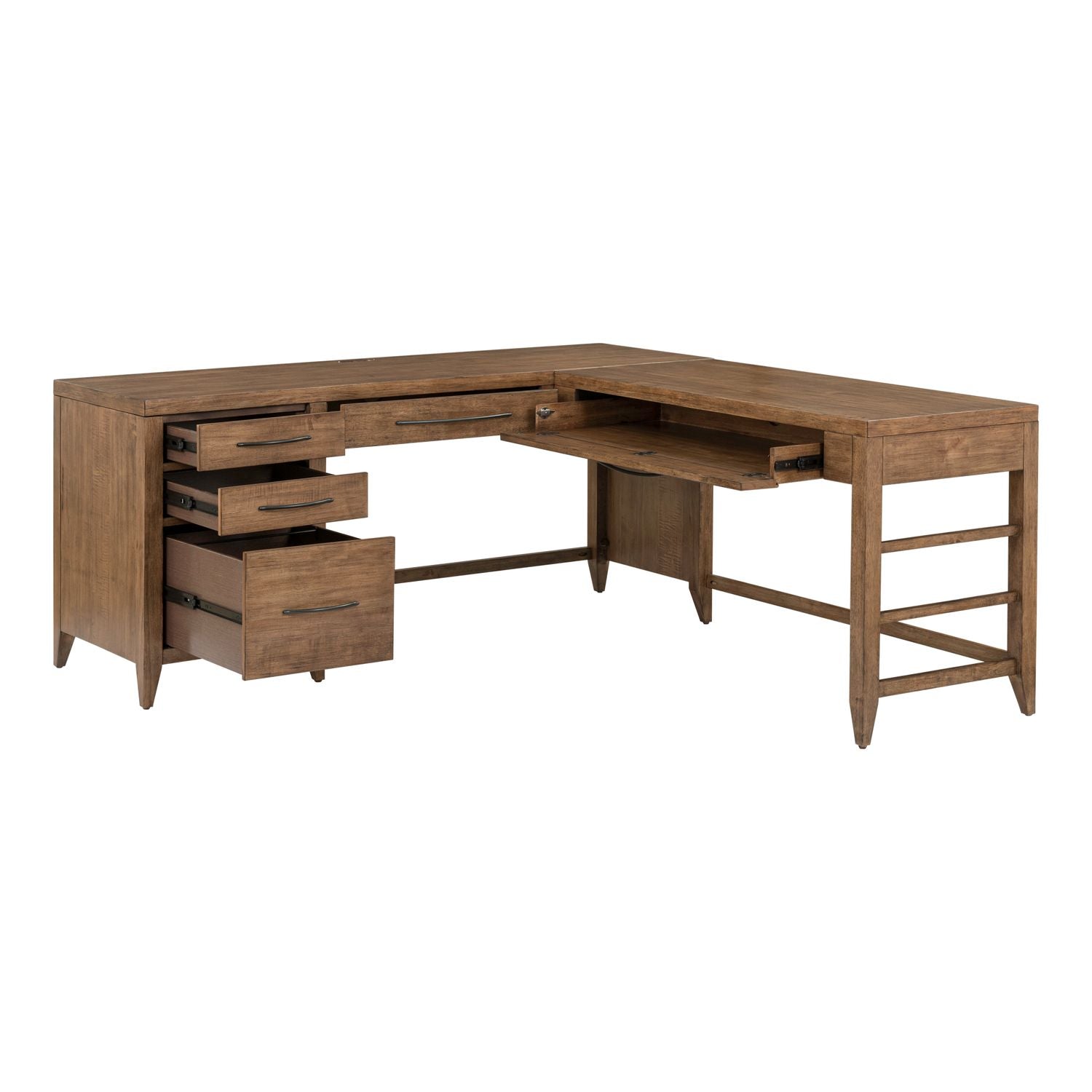 L Shaped Desk Set