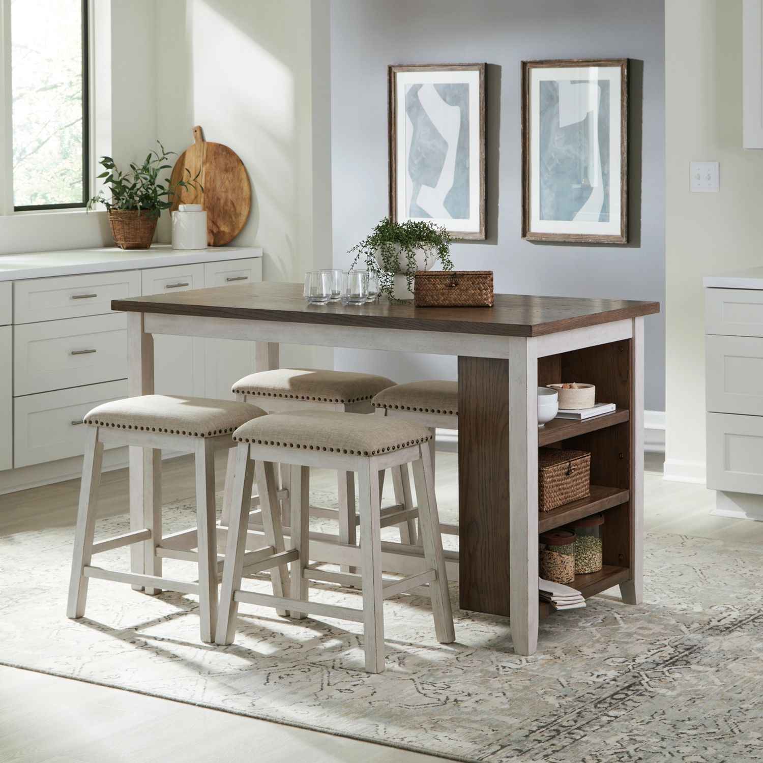5 Piece Counter Set- Two Tone