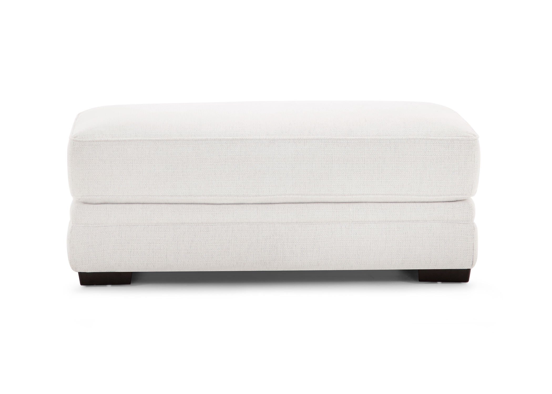 Luna Arm Chair with Ottoman in Cream