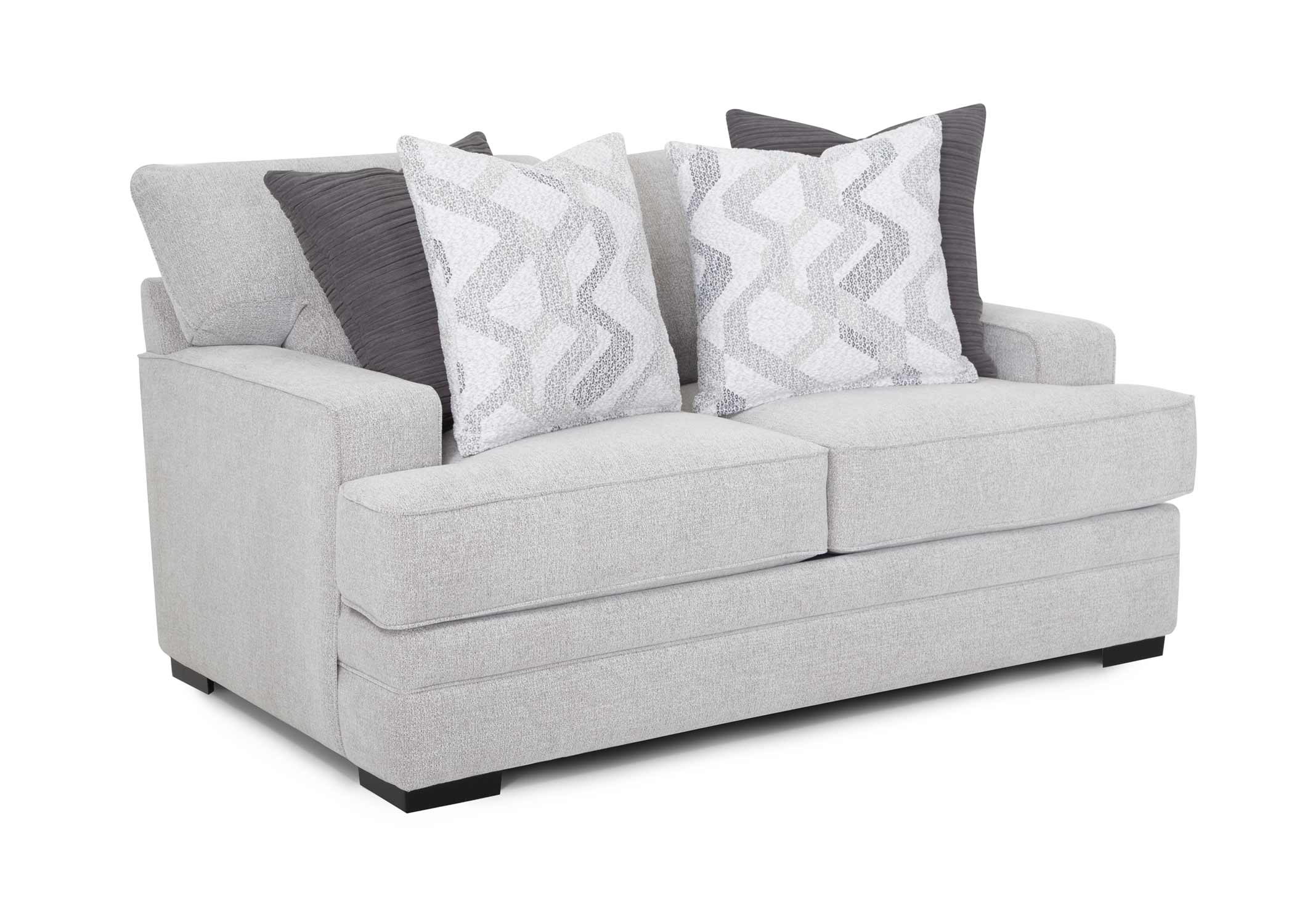 Luna Loveseat in Light Gray