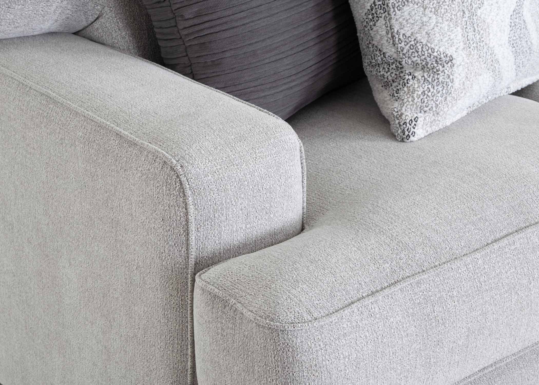 Luna Loveseat in Light Gray