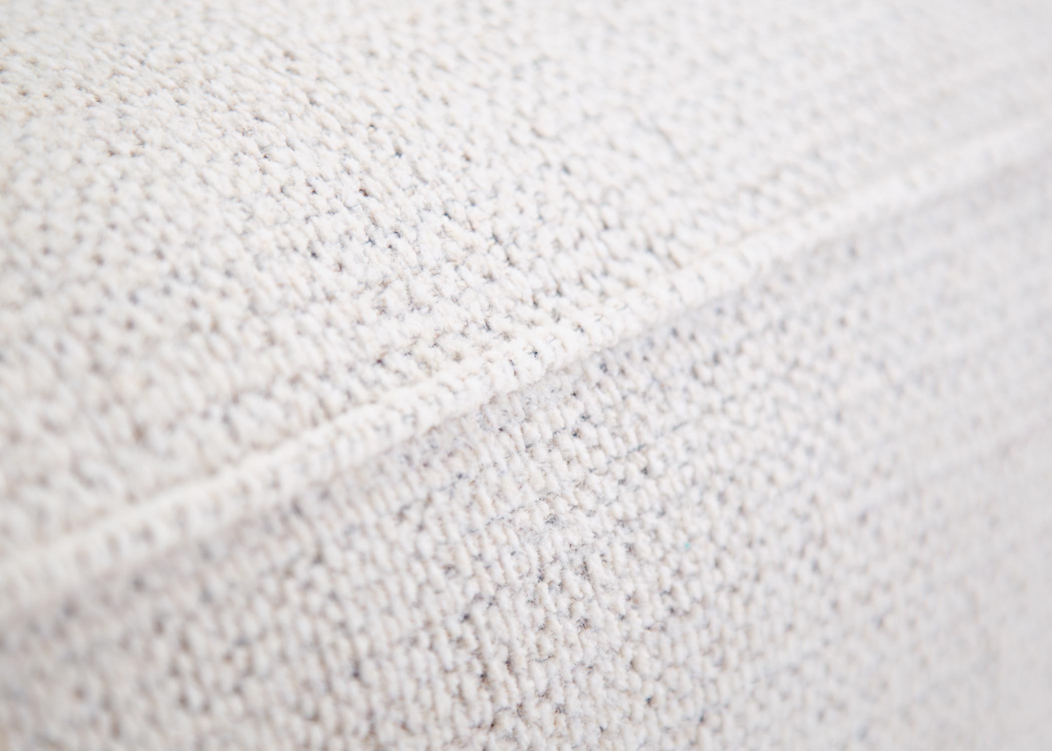 Luna Arm Chair with Ottoman in Cream