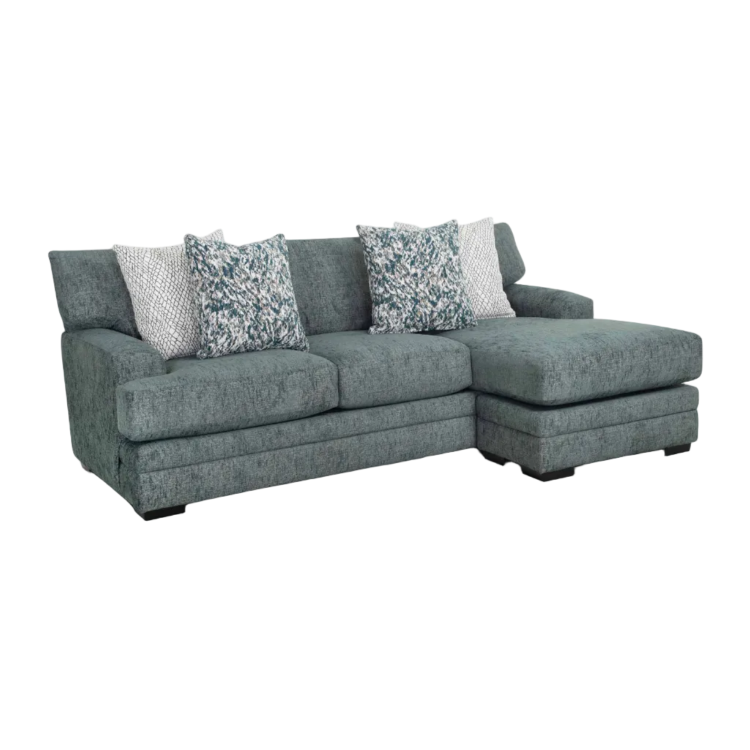 Emerald Contemporary Living Room Collection with Reversible Chaise