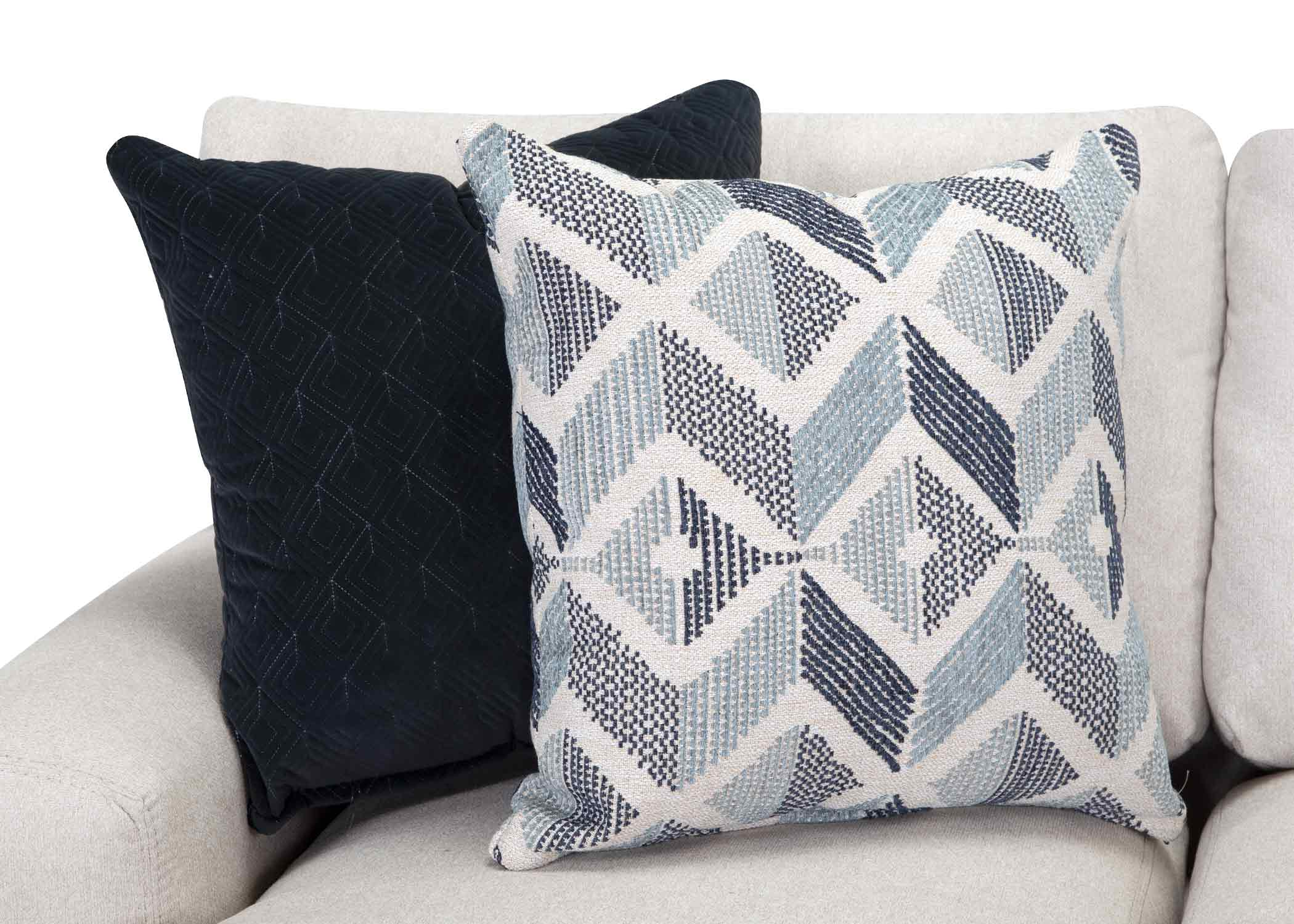 Laken Contemporary Living Room Collection with Reversible Chaise