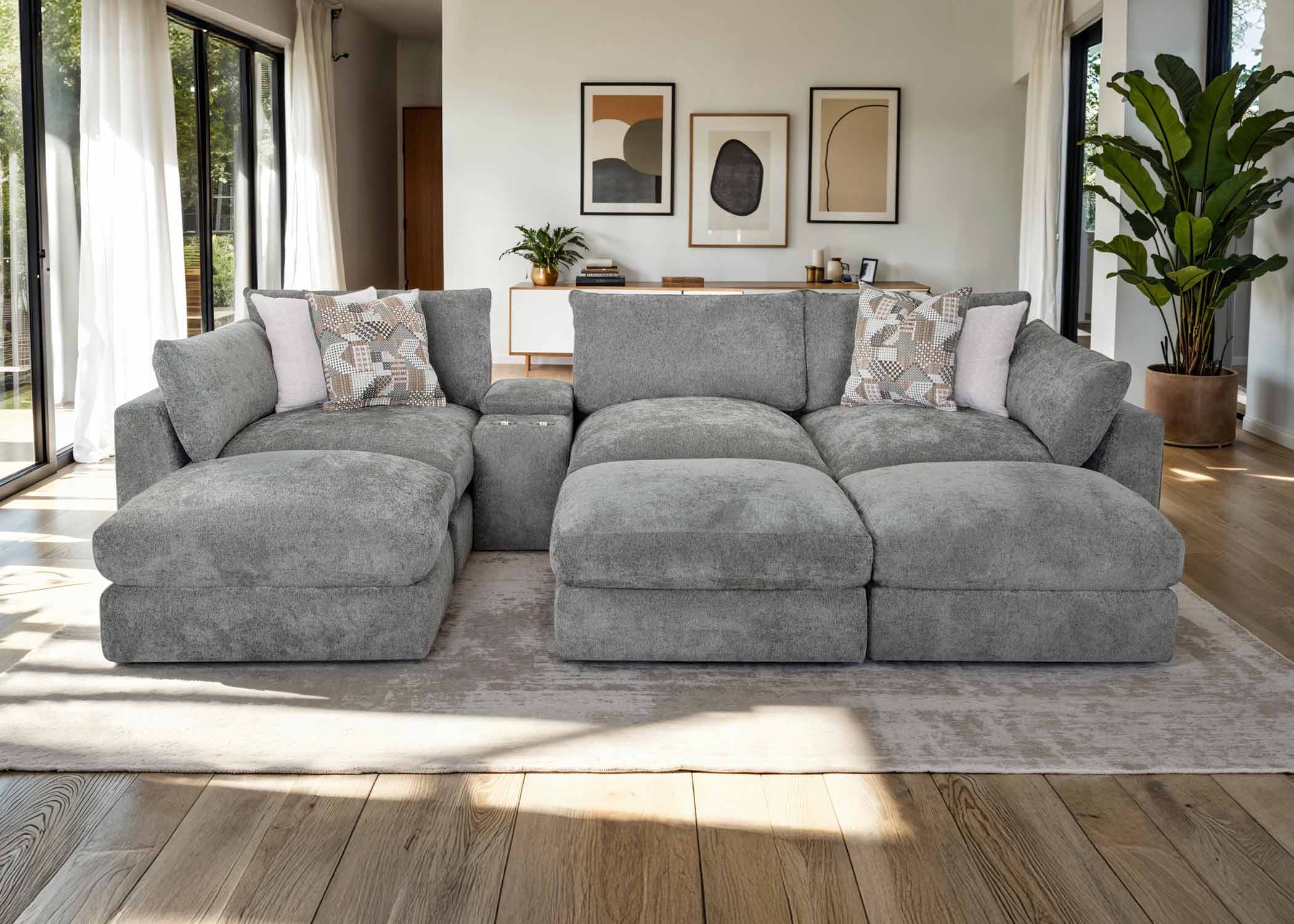 Dream Modular Sectional in Green