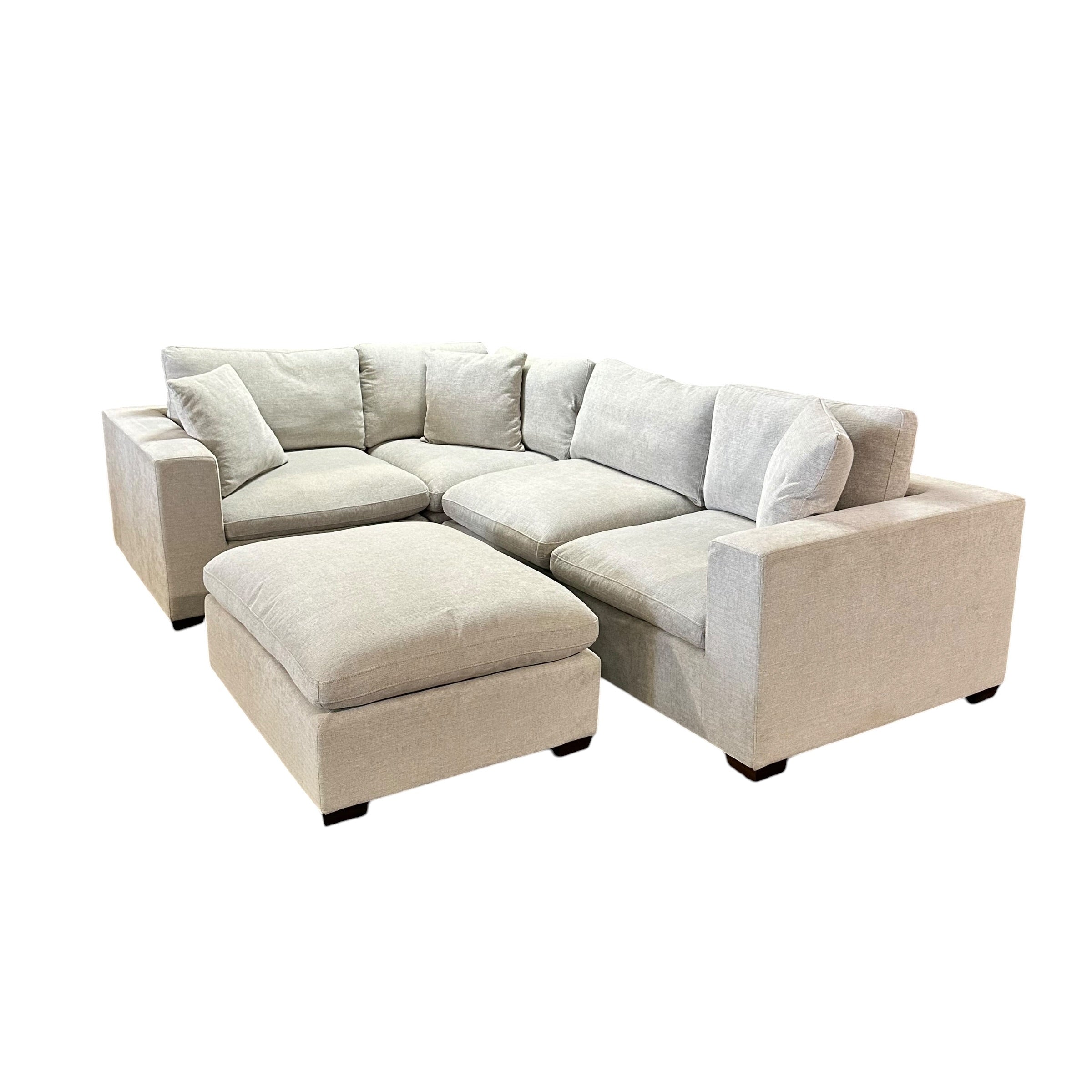 5 Pc Modular Sectional with Ottoman
