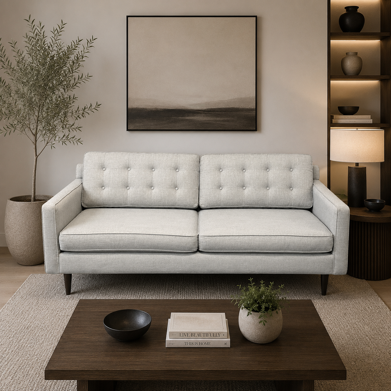 West Elm Sofa in Gray