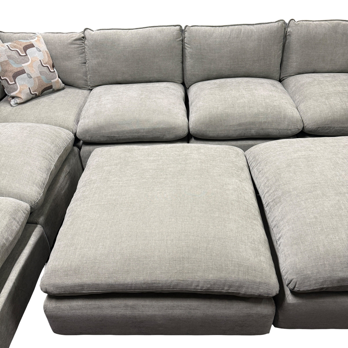 Willow Sage Green U Shape Sectional