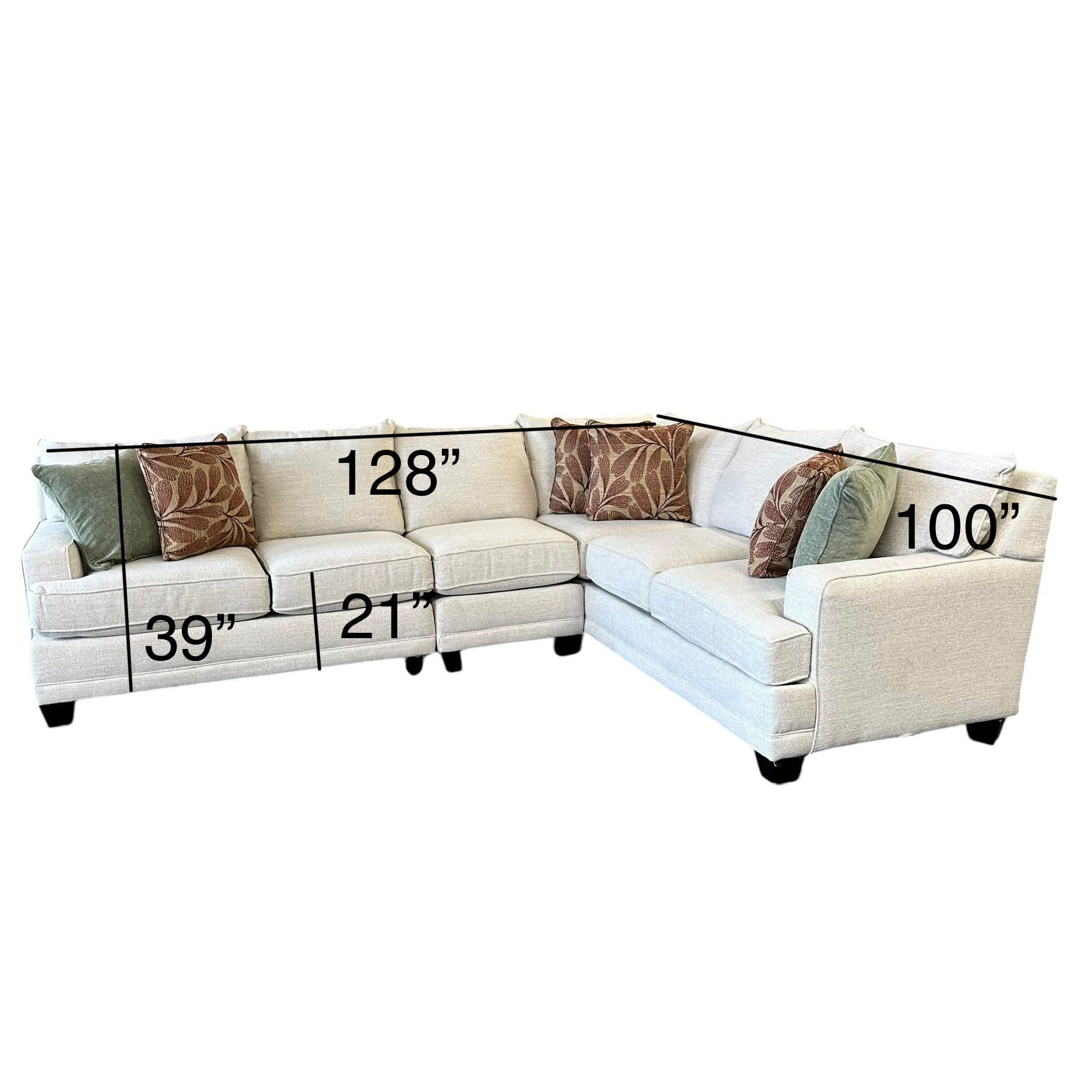 Kennedy Corner Sectional with Extra Armless Piece