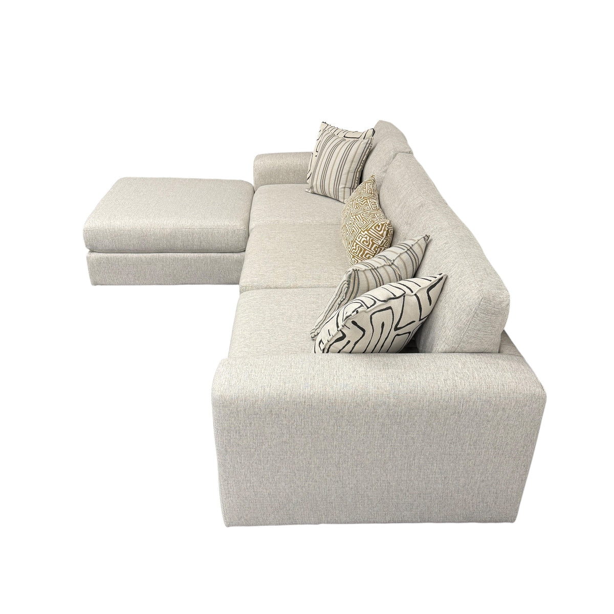 Mason Modular 3-Piece Sofa with Reversible Ottoman