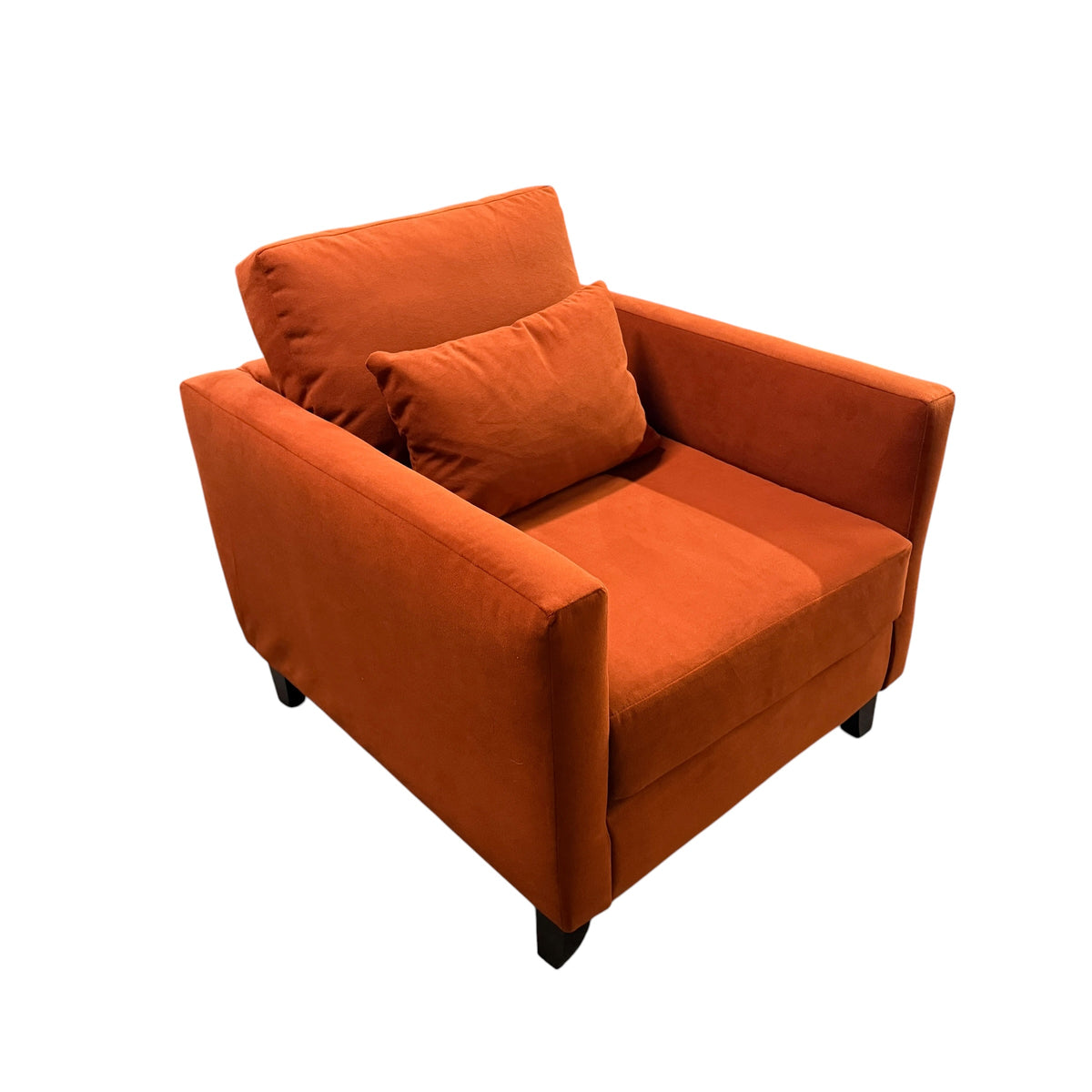 Orange Living Room Accent Chair