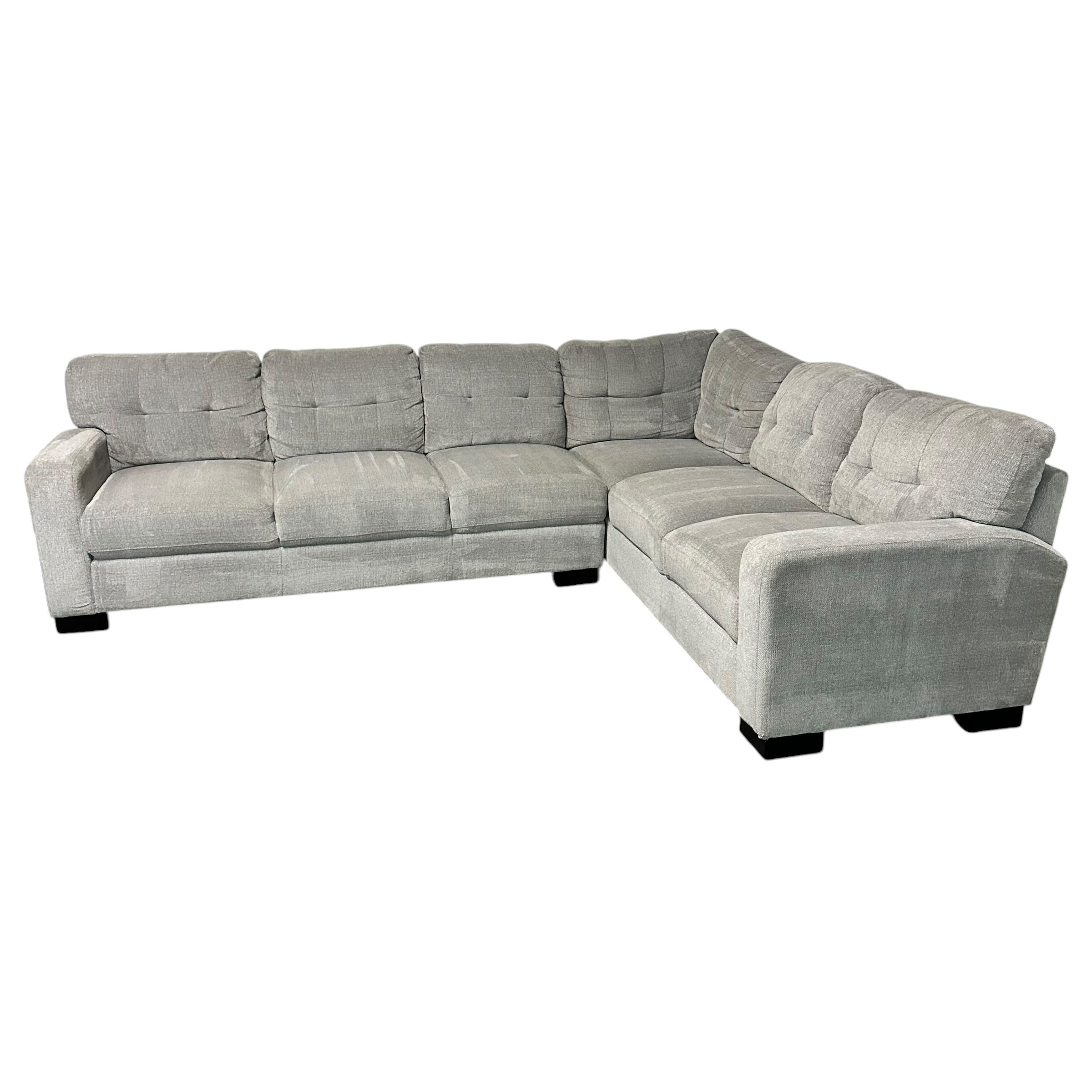 Corner Sectional in Light Gray