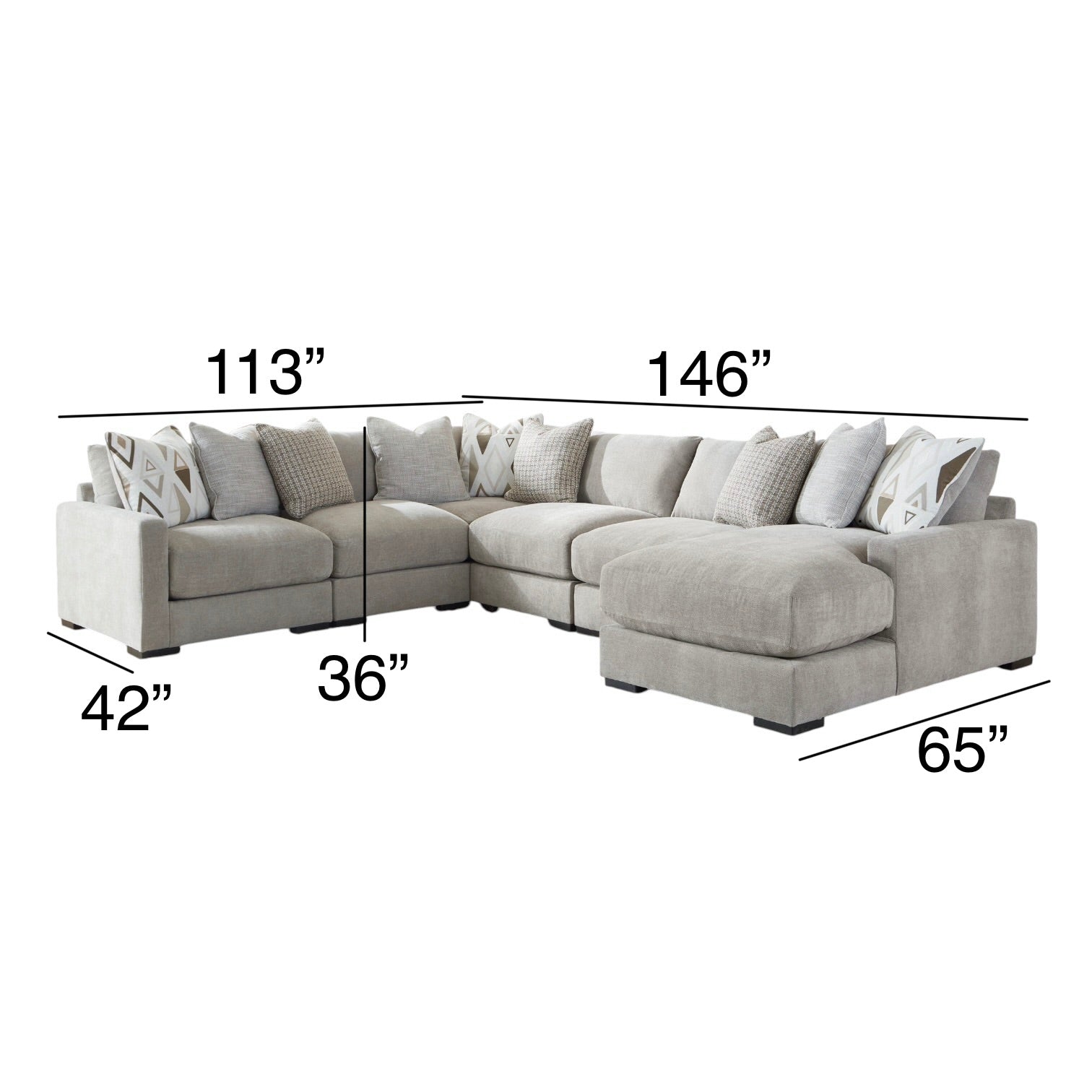 Jolie Sectional -Customizable