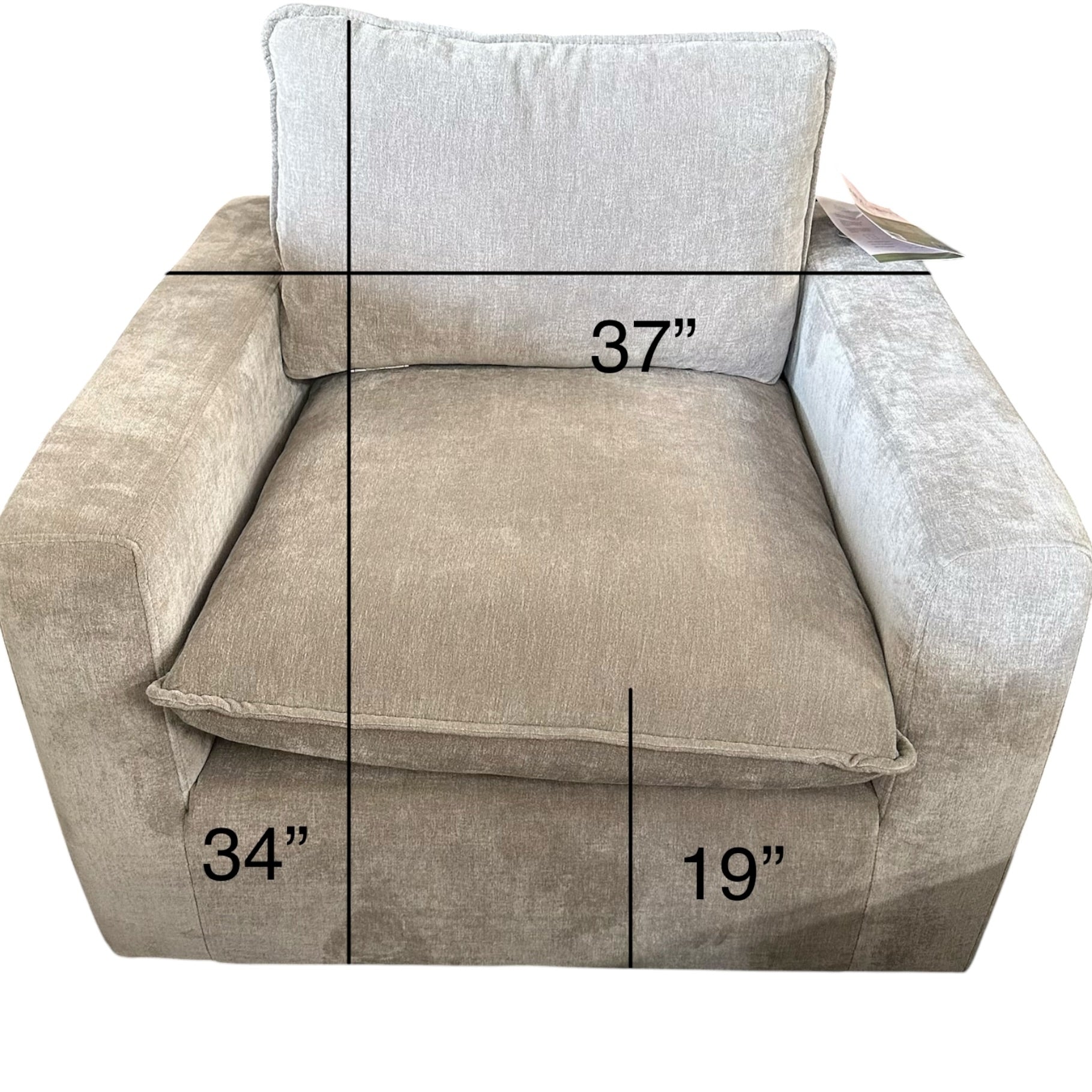 Light Gray Swivel Chair