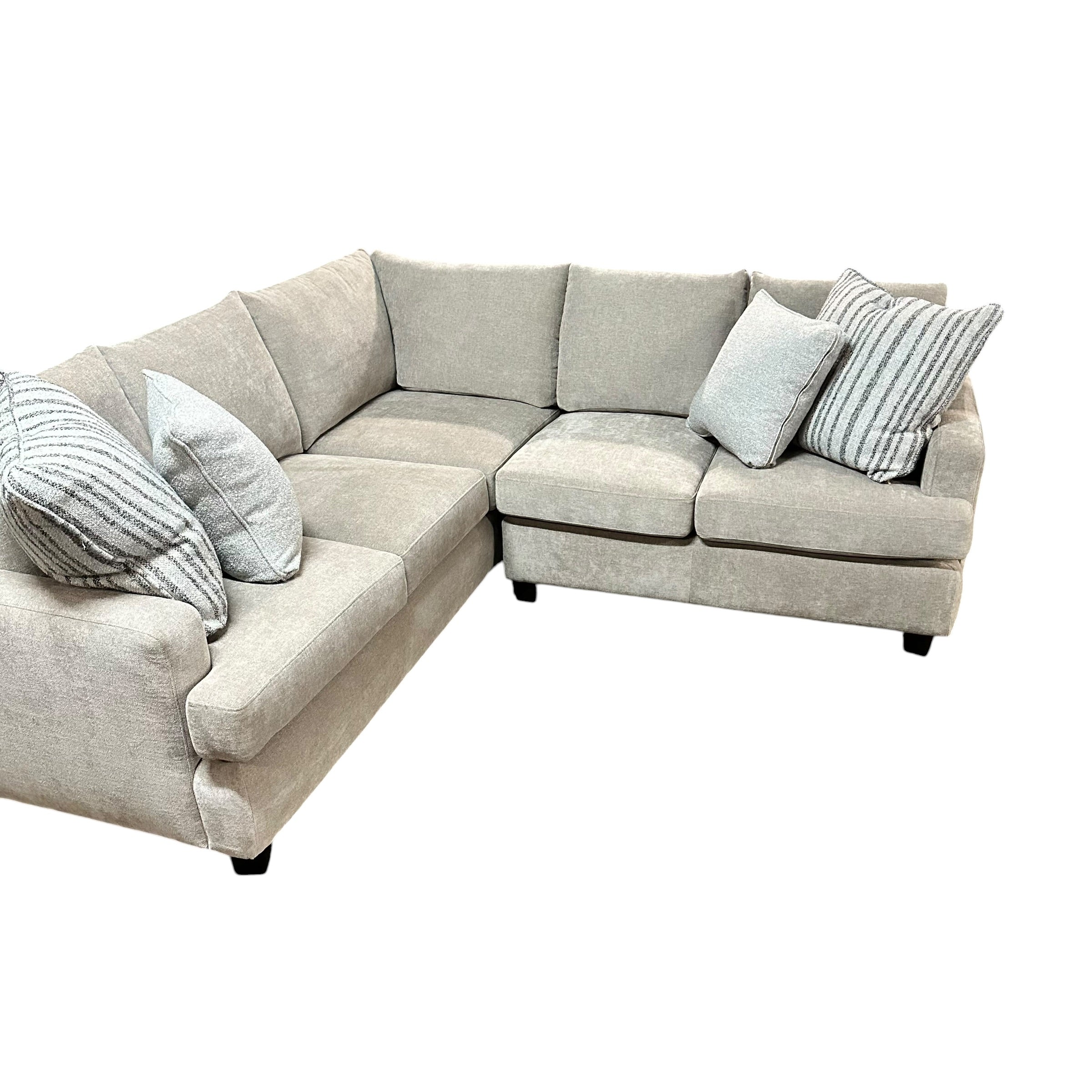 2 Pc Corner Sectional in Gray