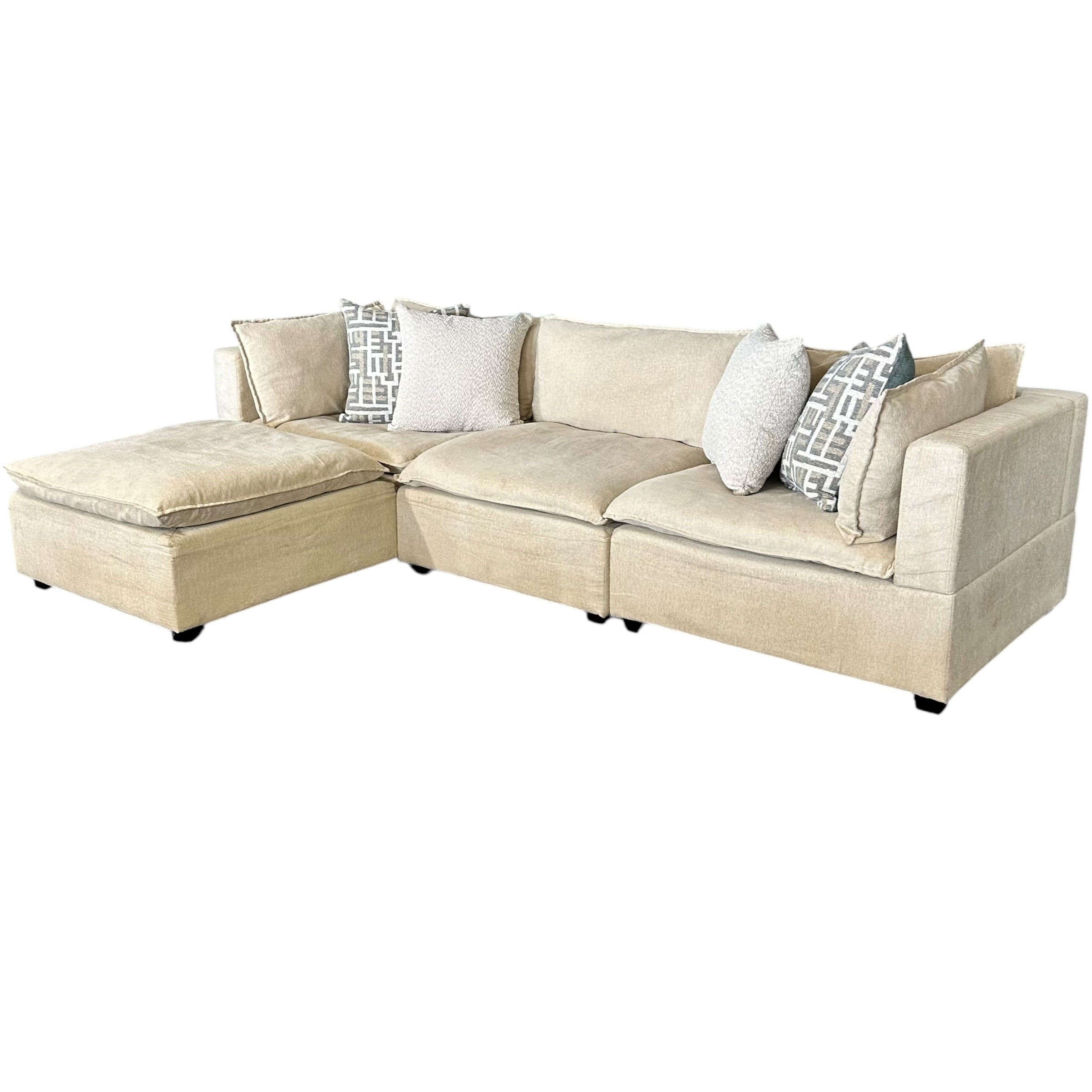 Modular Cloud Sectional in Cream