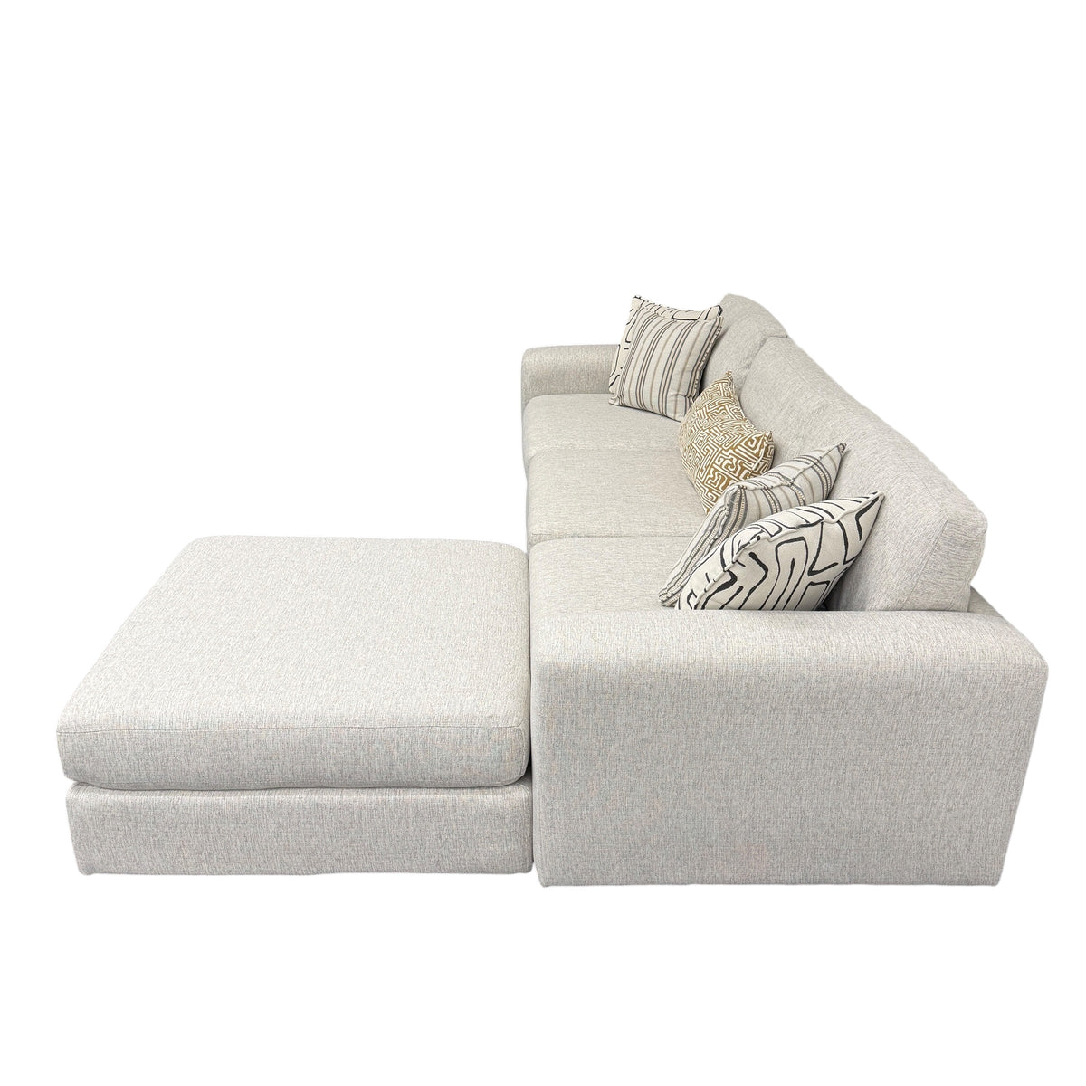 Mason Modular 3-Piece Sofa with Reversible Ottoman