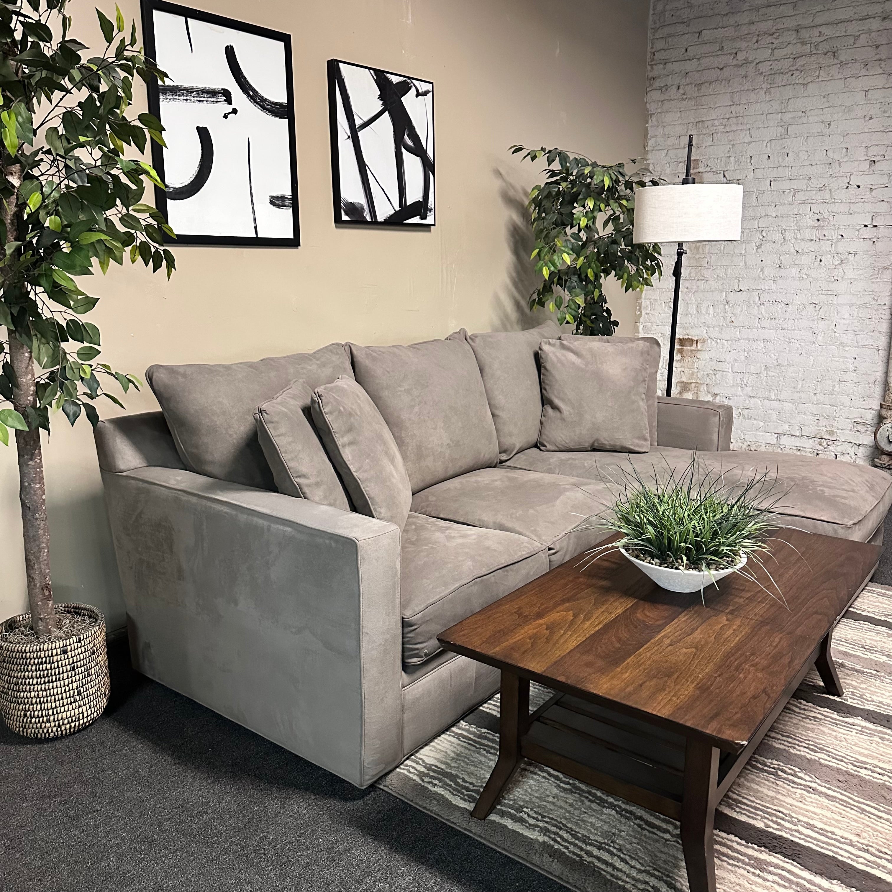 Room & Board Sectional in Taupe