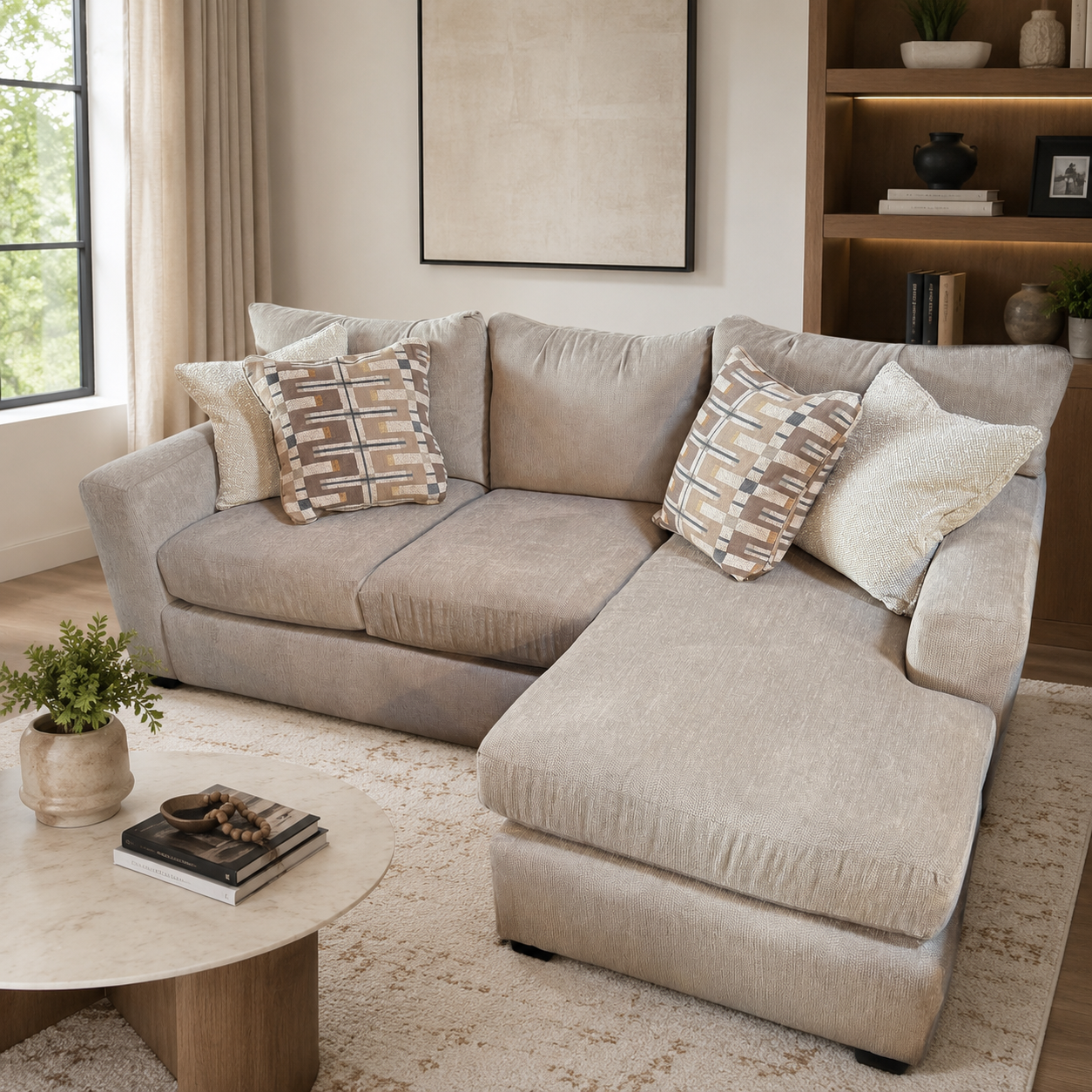 Lyra Sectional with Reversible Chaise