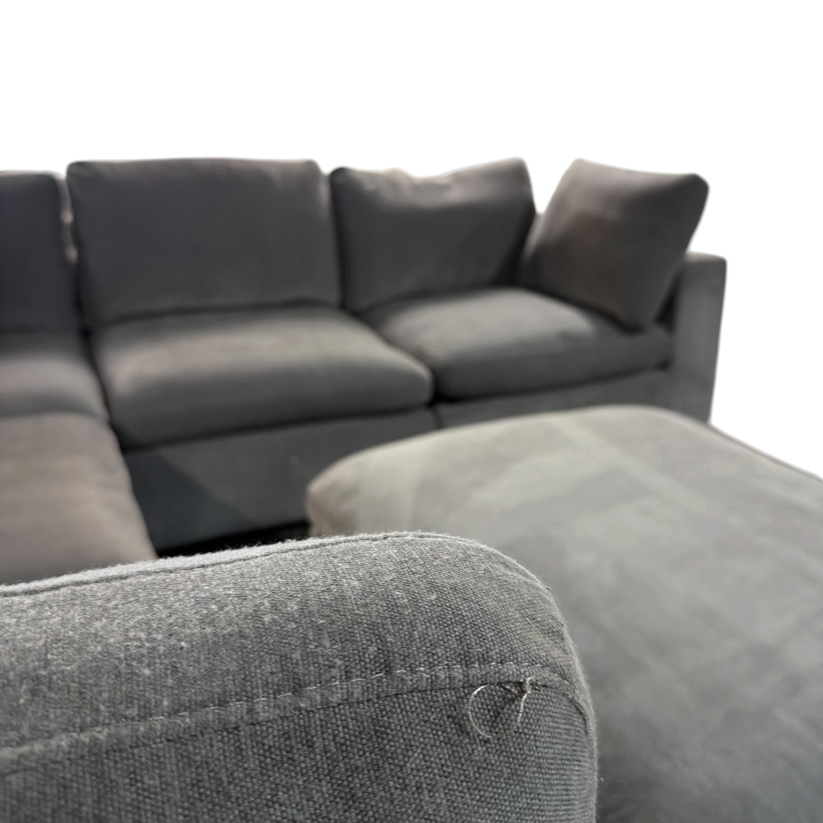 6 Piece Modular Sectional in Gray
