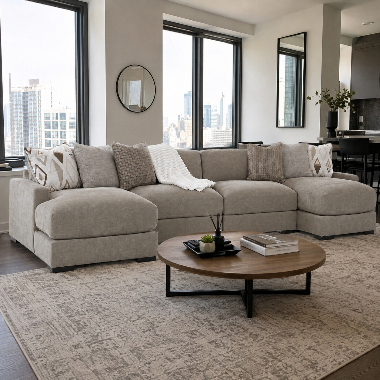 Jolie Sectional -Customizable