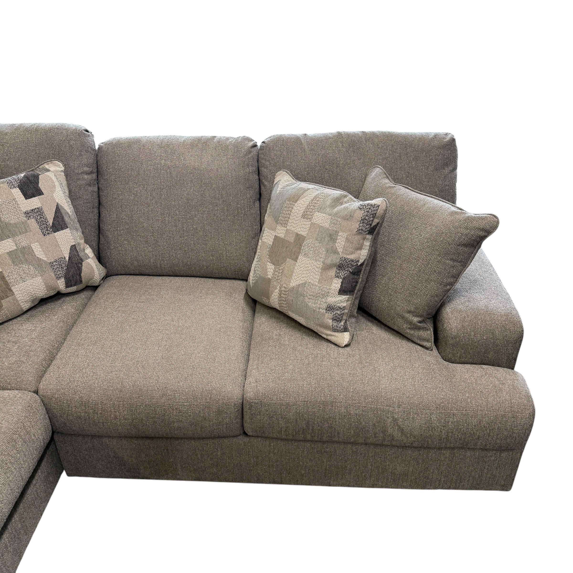 Alora U Shape Sectional with LAF Chaise in Gray