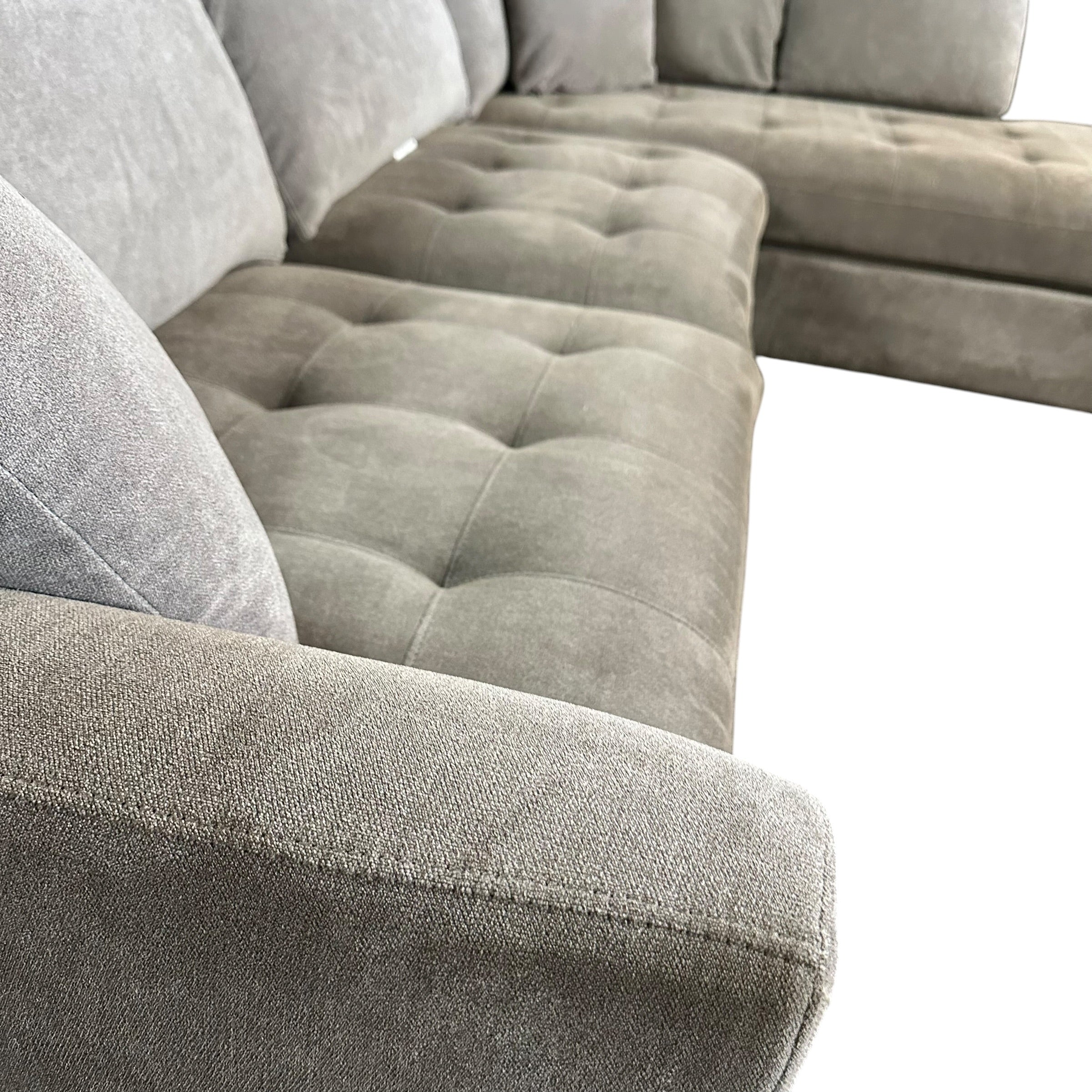 RAF Bumper Chaise Sectiobal with Electric Reclining Footrest