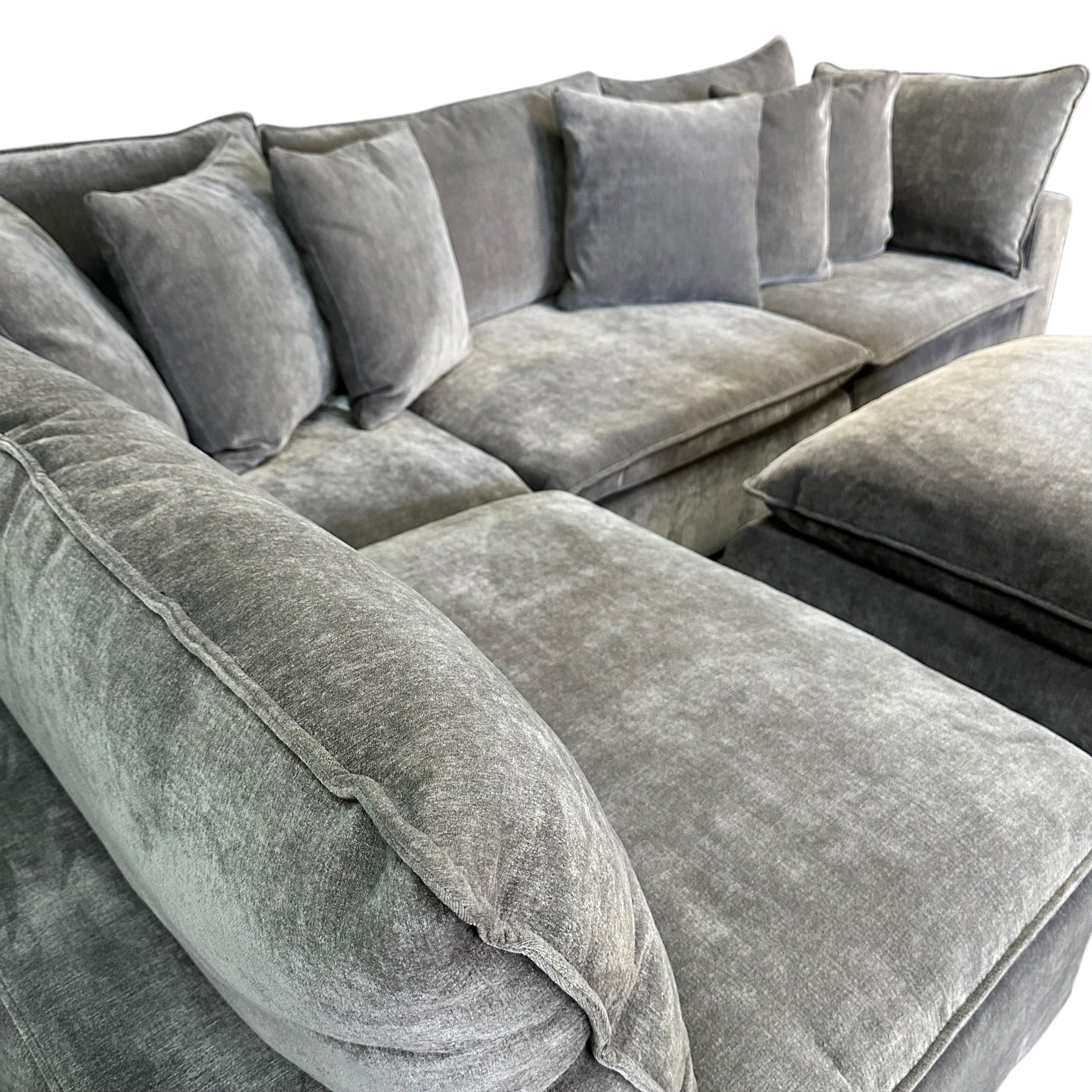 5 Pc Modular Cloud Sectional Sofa