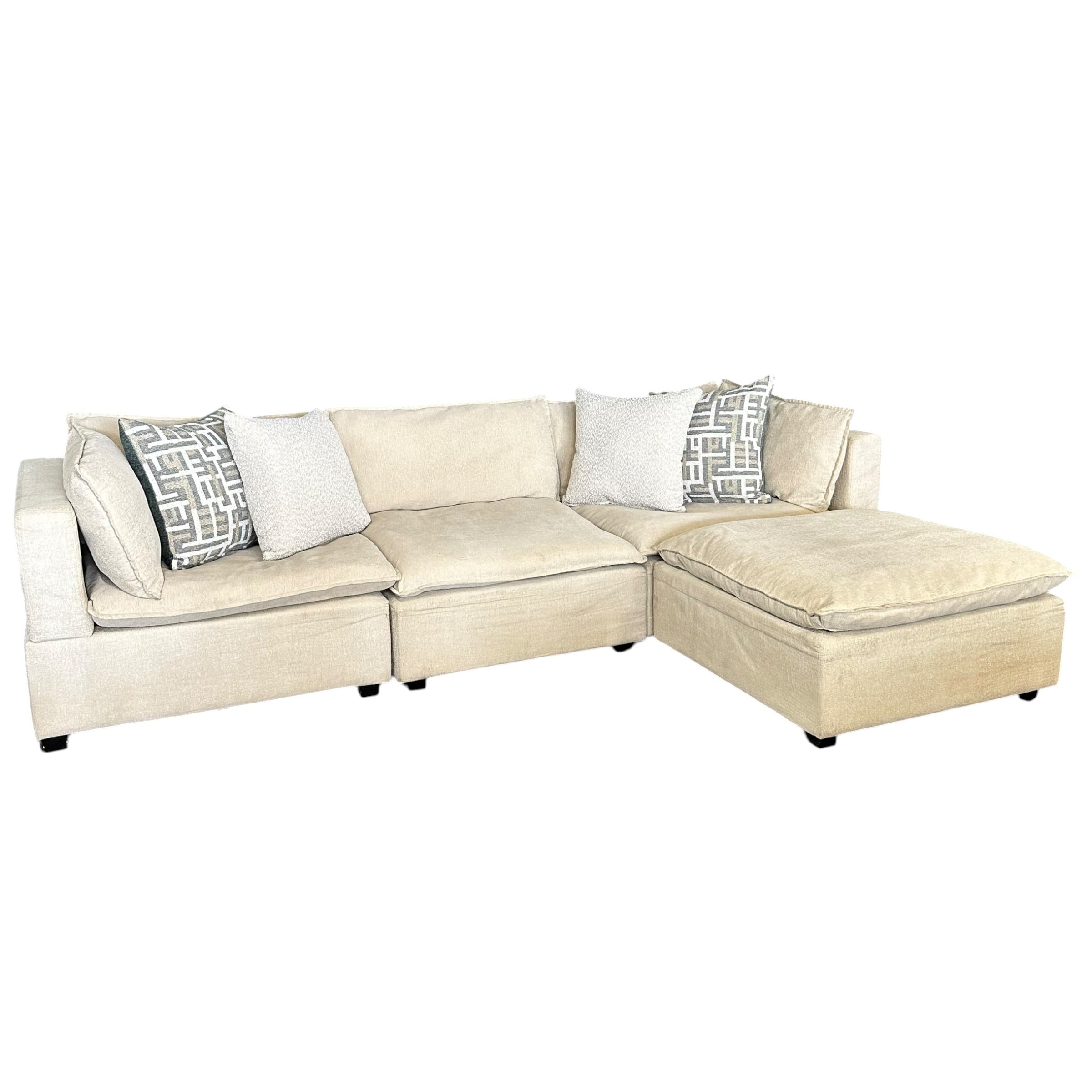 Modular Cloud Sectional in Cream
