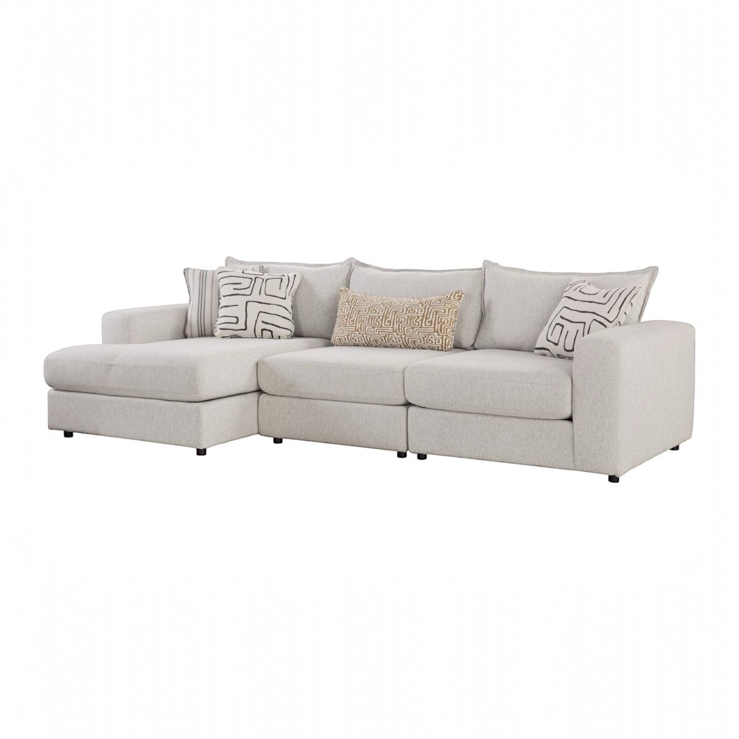 Summit Modular 3 Piece Sectional with Left Arm Facing Chaise