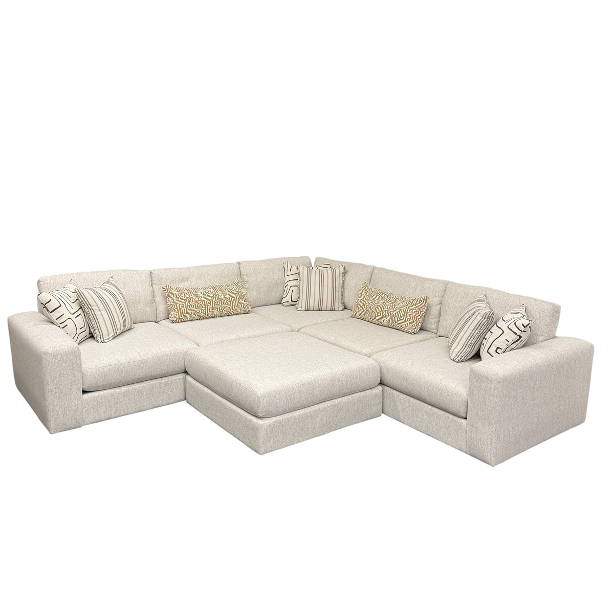 Mason Modular 5-Piece Corner Sectional with Ottoman