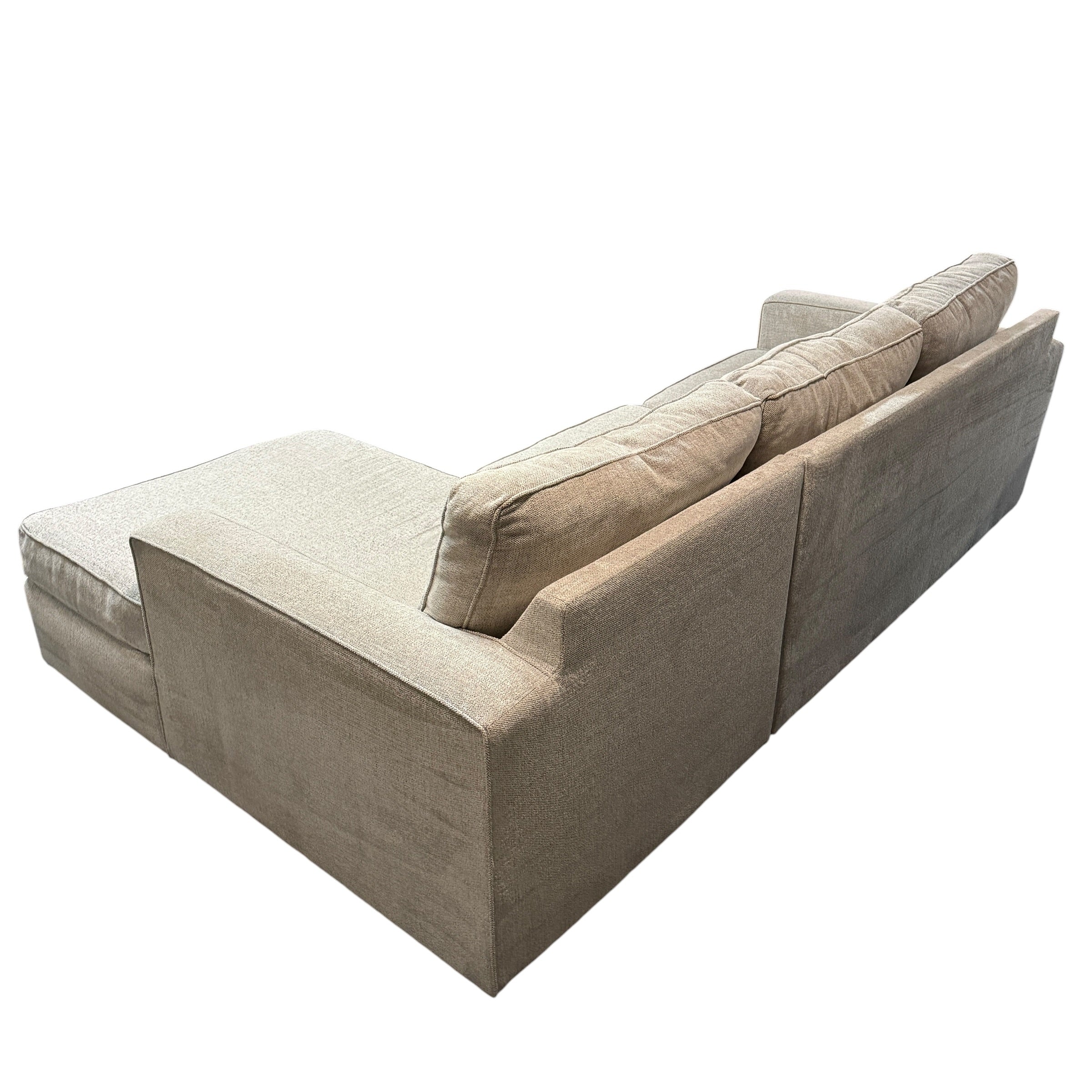 Sectional with RAF Chaise in Gray