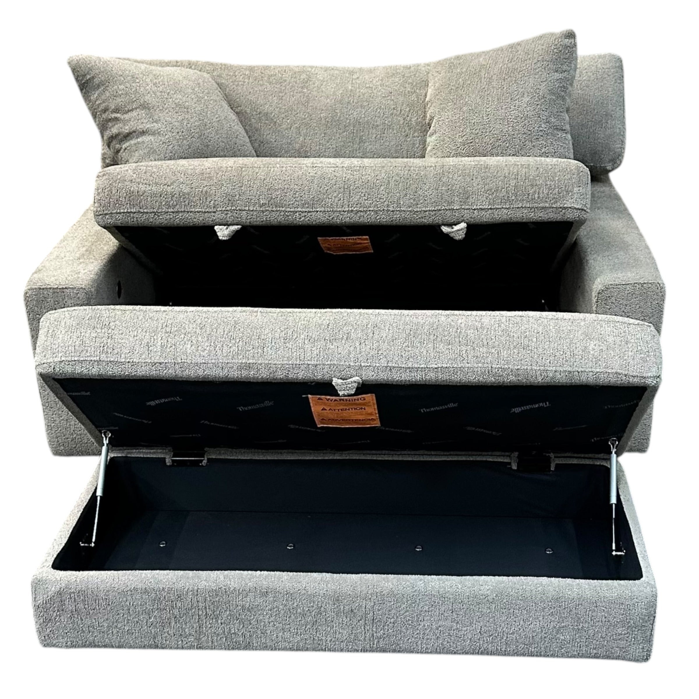 Living Room Chair and Ottoman with Storage