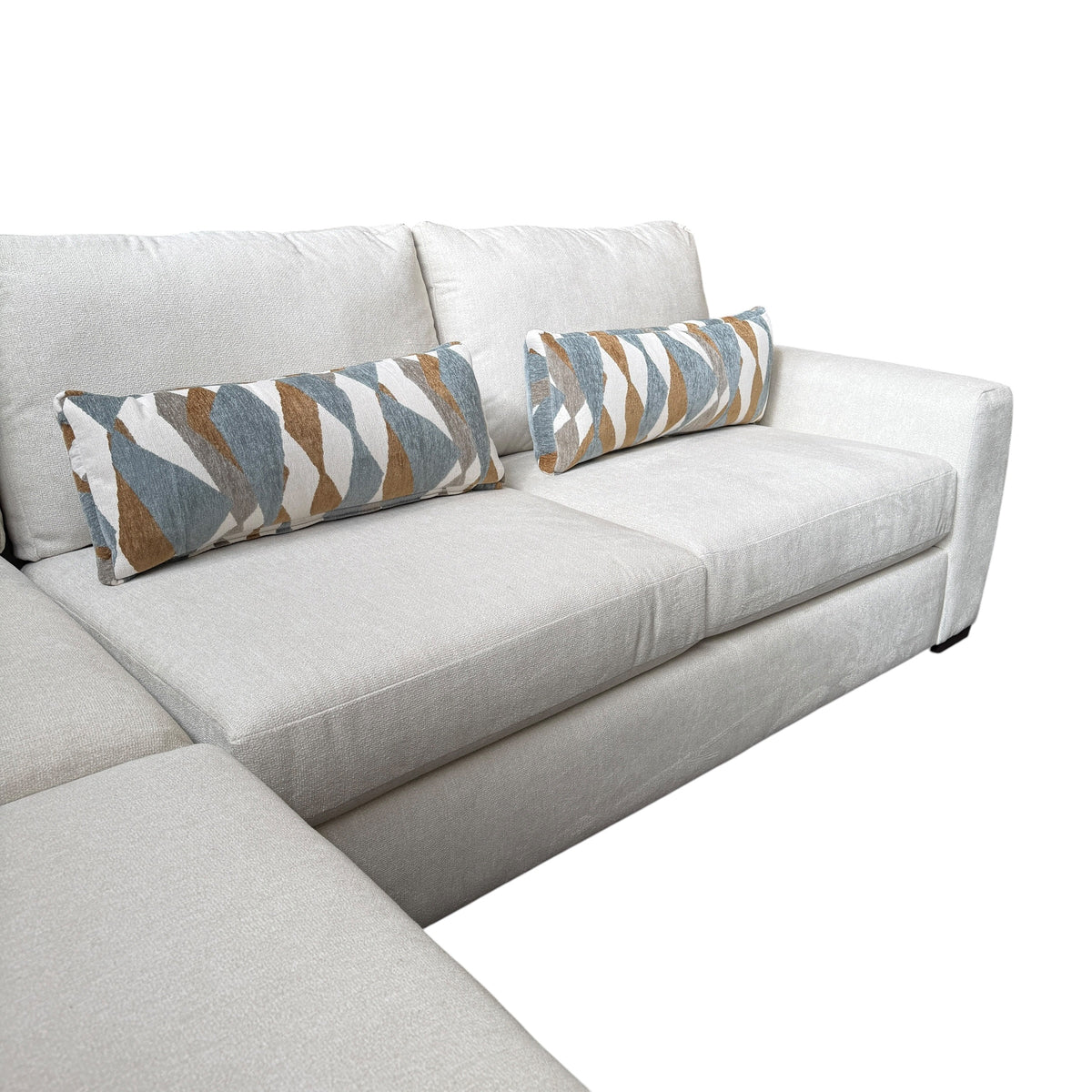 Savelle Corner Sectional Sofa in Cream