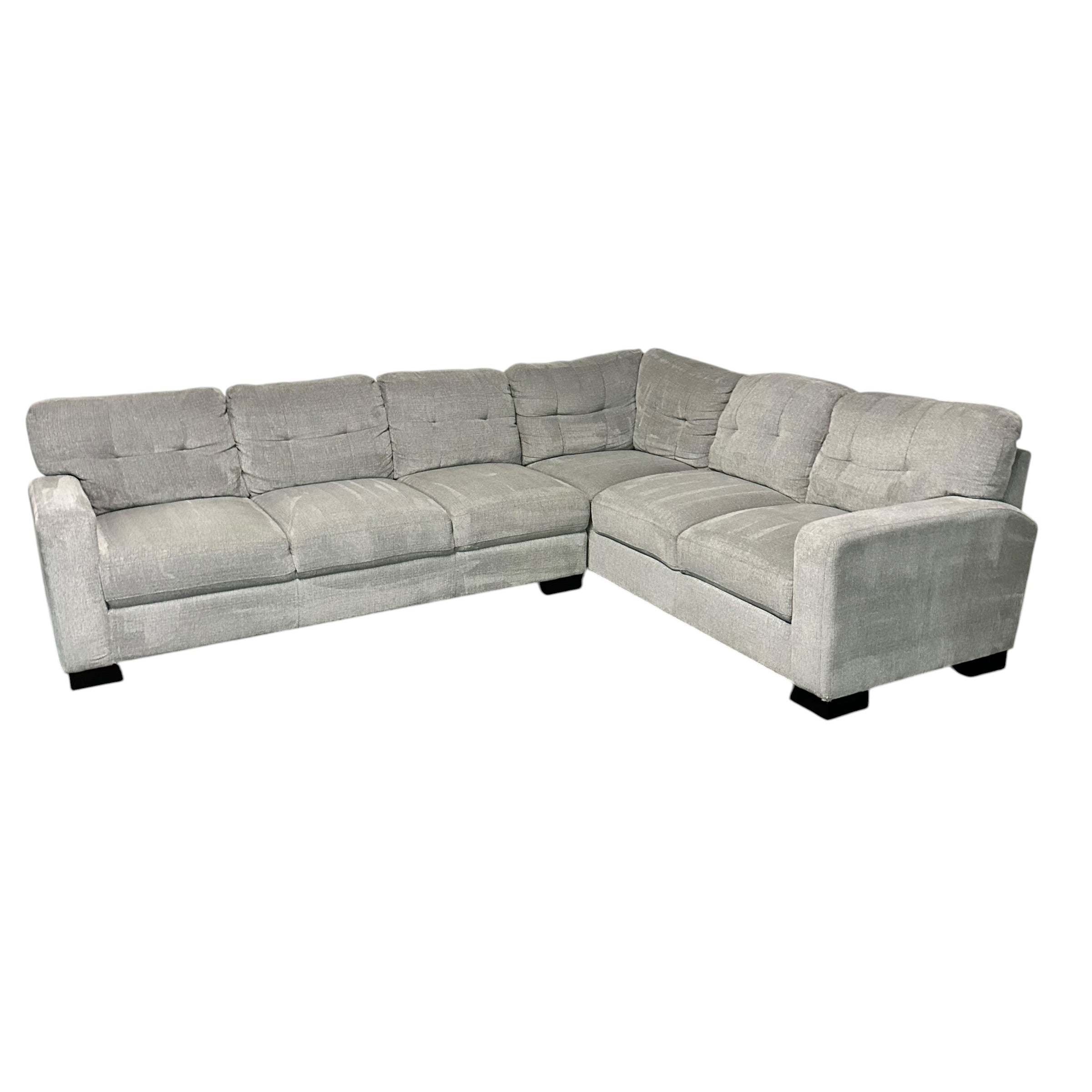 Corner Sectional in Light Gray