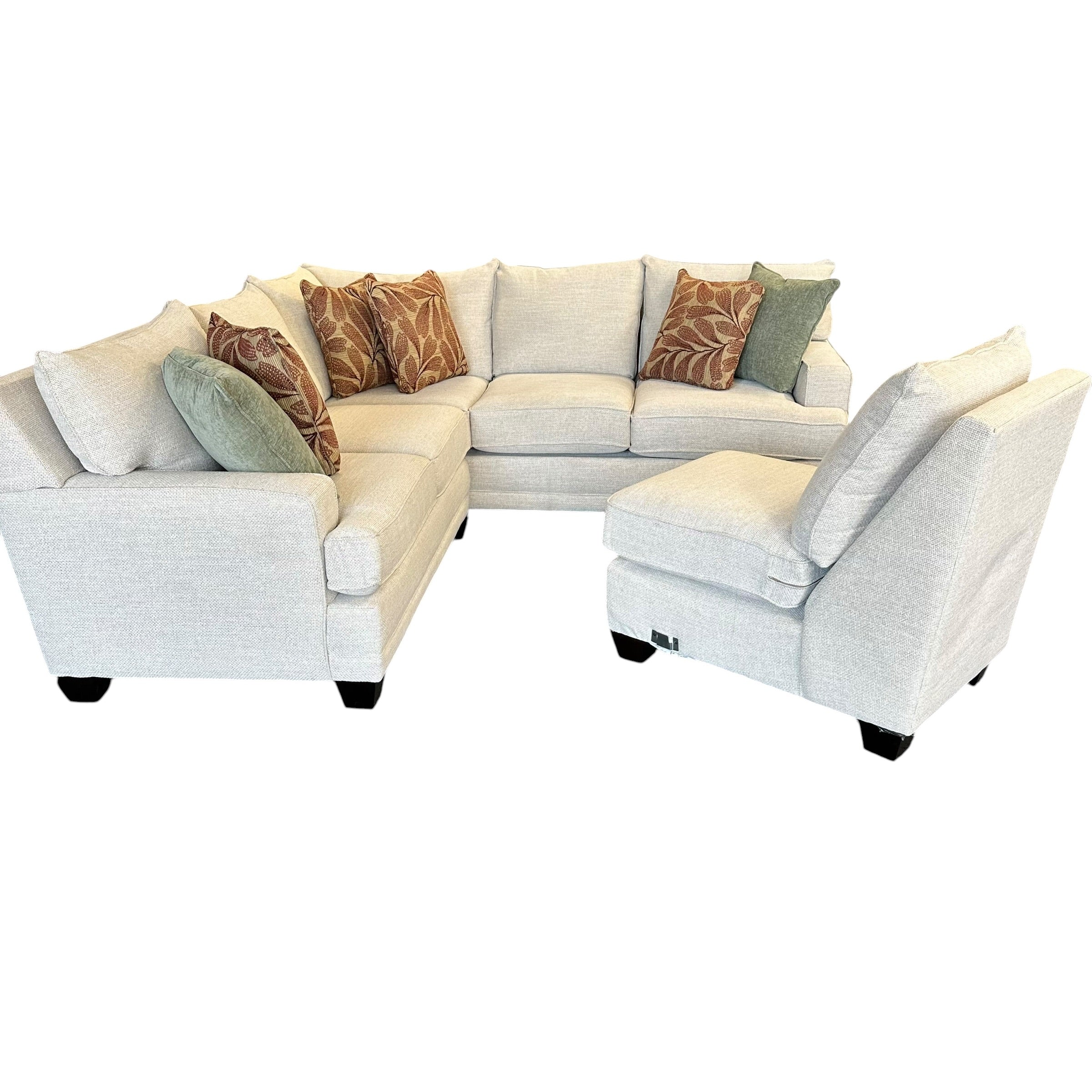 Kennedy Corner Sectional with Extra Armless Piece