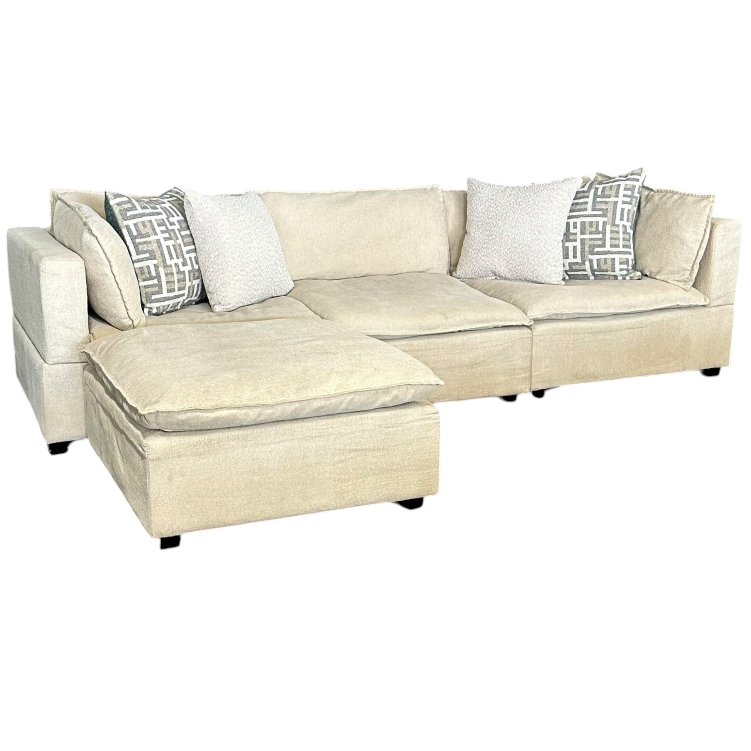 Modular Cloud Sectional in Cream