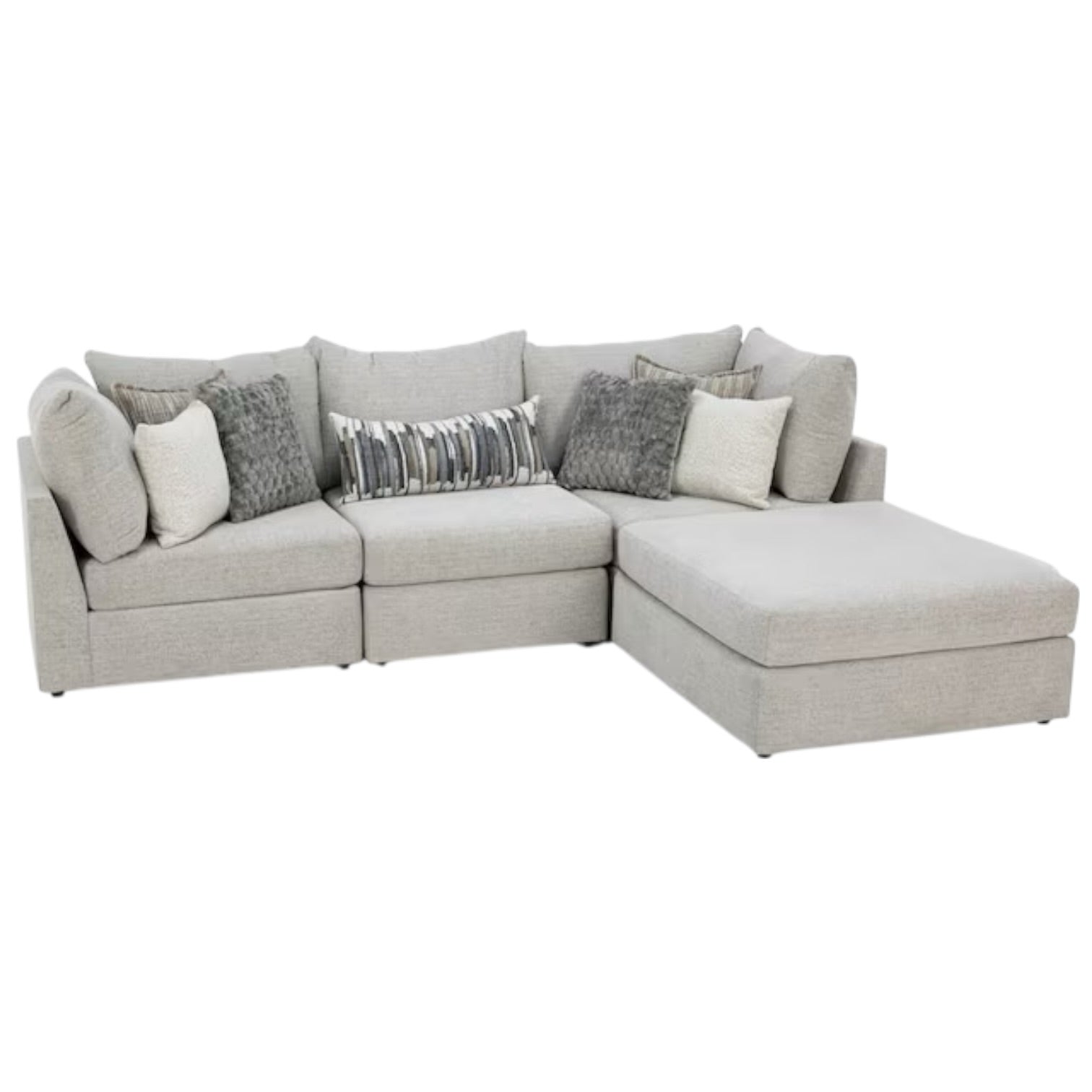 Hudson Modular 4 Piece Chaise Sectional