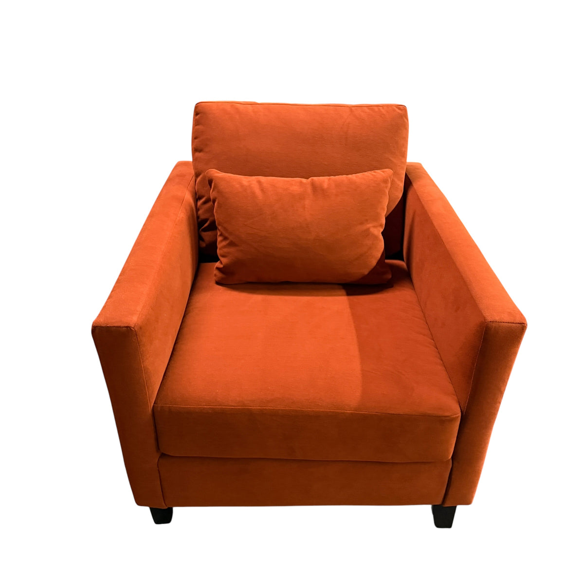 Orange Living Room Accent Chair